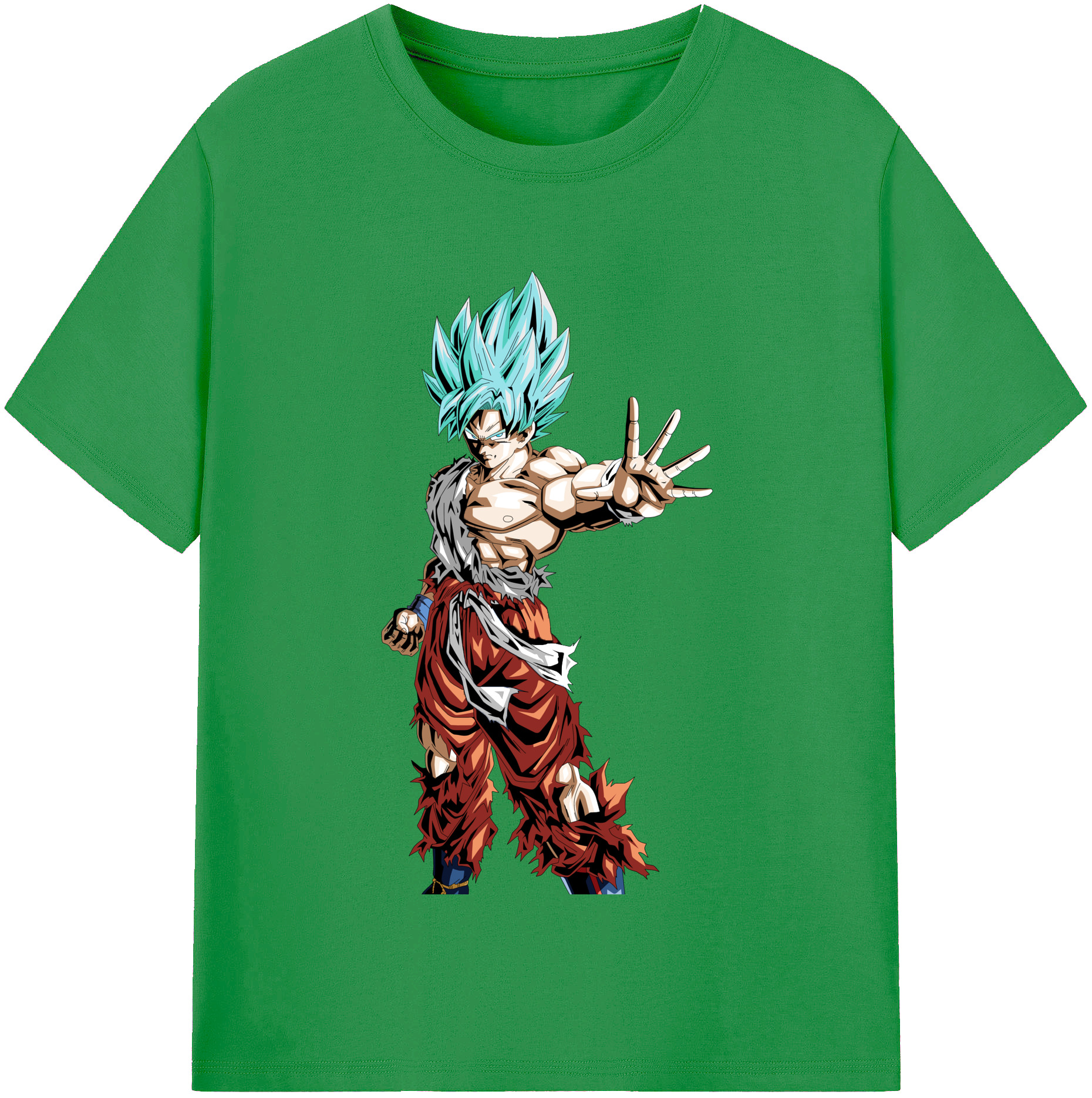 （画像用） ドラゴンボール 孫悟空（そん ごくう）Son Goku カカロット DRAGON BALL Kakarotto レディースカジュアルプリントTシャツ（綿100％）