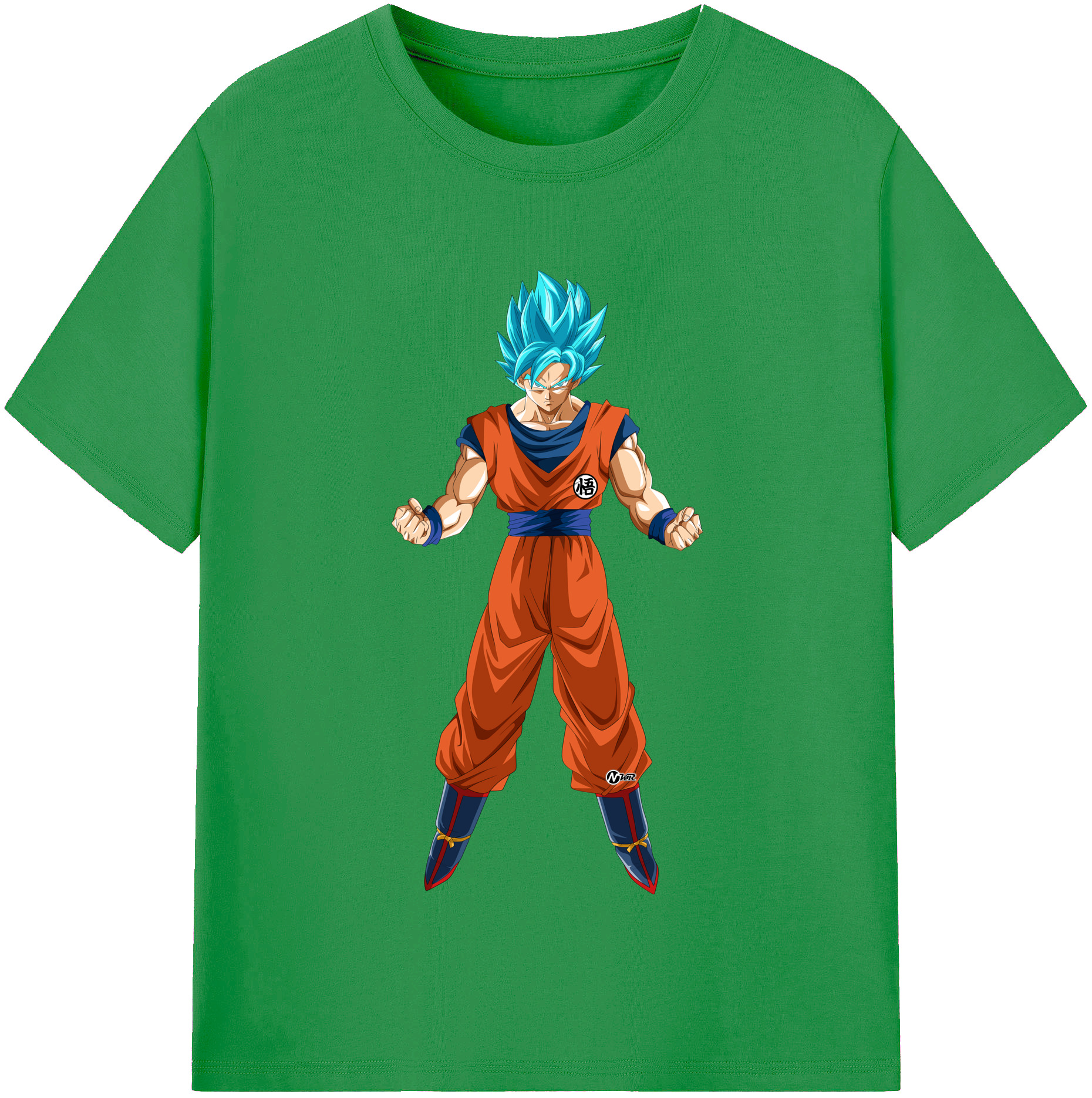 （画像用） ドラゴンボール 孫悟空（そん ごくう）Son Goku カカロット DRAGON BALL Kakarotto レディースカジュアルプリントTシャツ（綿100％）
