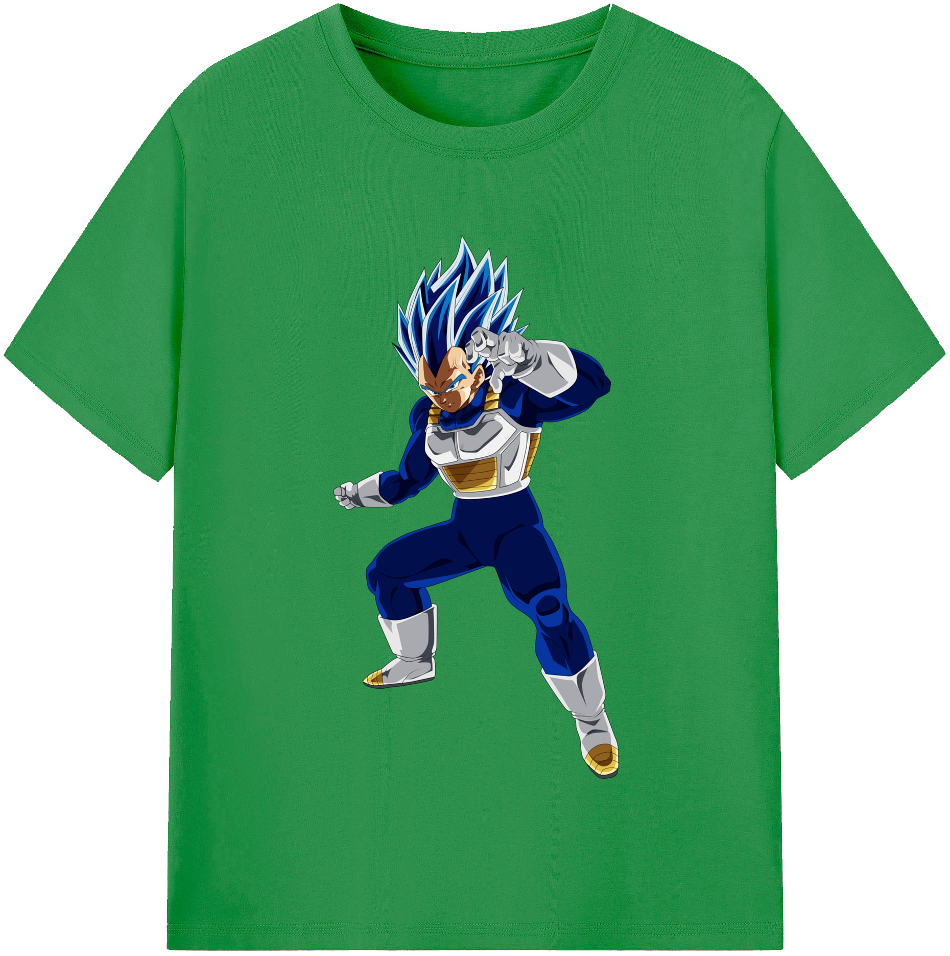 （画像用） ドラゴンボール ベジータ四世（Bejīta Yonsei）DRAGON BALL Vegeta IV レディースカジュアルプリントTシャツ（綿100％）