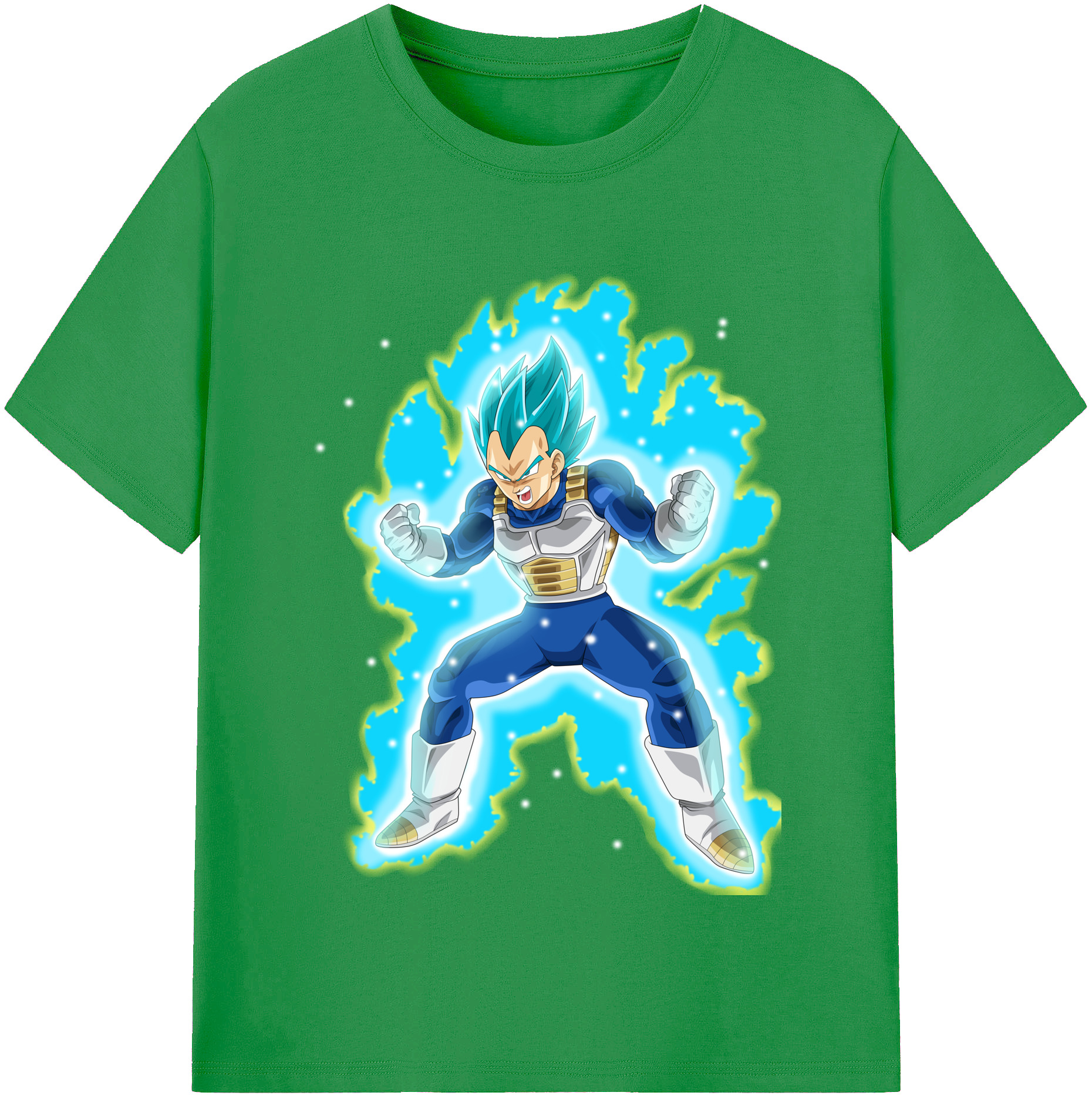 （画像用） ドラゴンボール ベジータ四世（Bejīta Yonsei）DRAGON BALL Vegeta IV レディースカジュアルプリントTシャツ（綿100％）