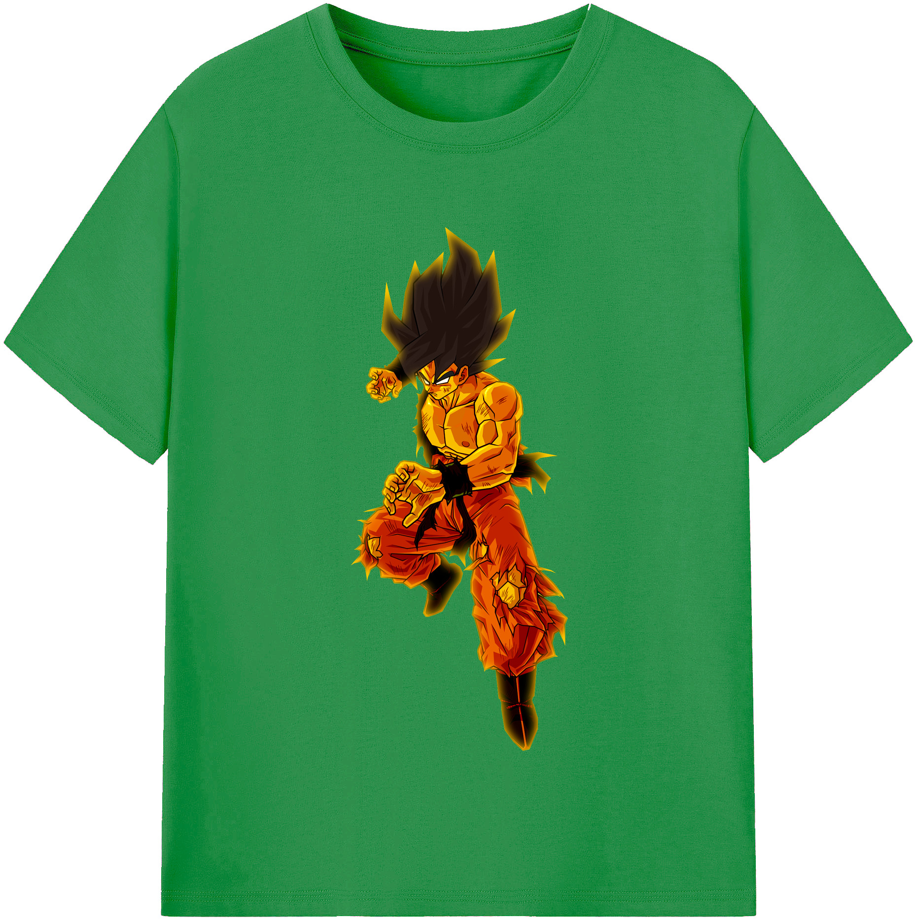 （画像用） ドラゴンボール 孫 悟飯（そんごはん）DRAGON BALL Son Gohan レディースカジュアルプリントTシャツ（綿100％）