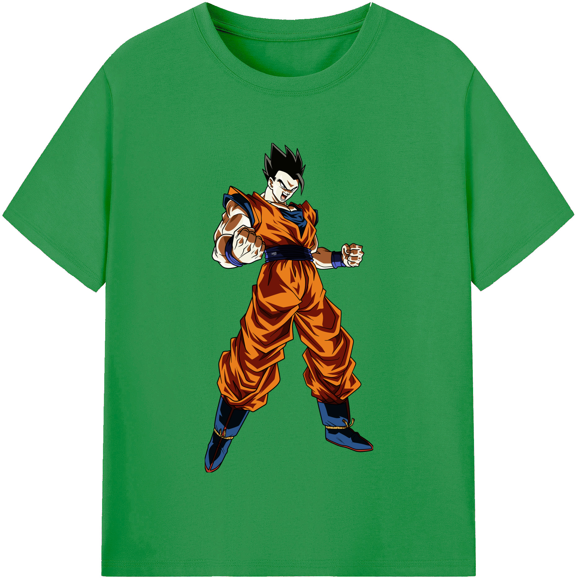 （画像用） ドラゴンボール 孫 悟飯（そんごはん）DRAGON BALL Son Gohan レディースカジュアルプリントTシャツ（綿100％）