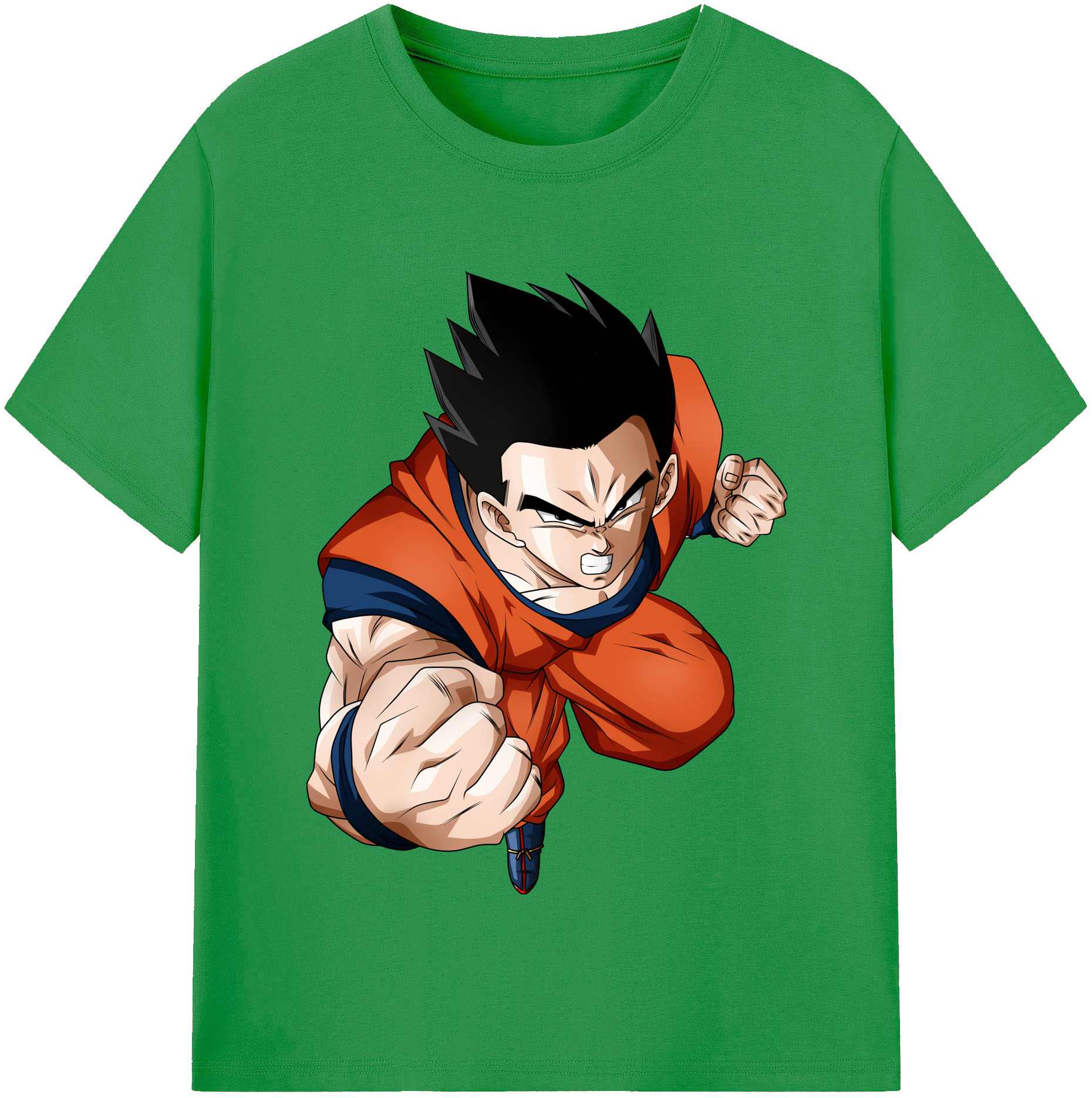 （画像用） ドラゴンボール 孫 悟飯（そんごはん）DRAGON BALL Son Gohan レディースカジュアルプリントTシャツ（綿100％）