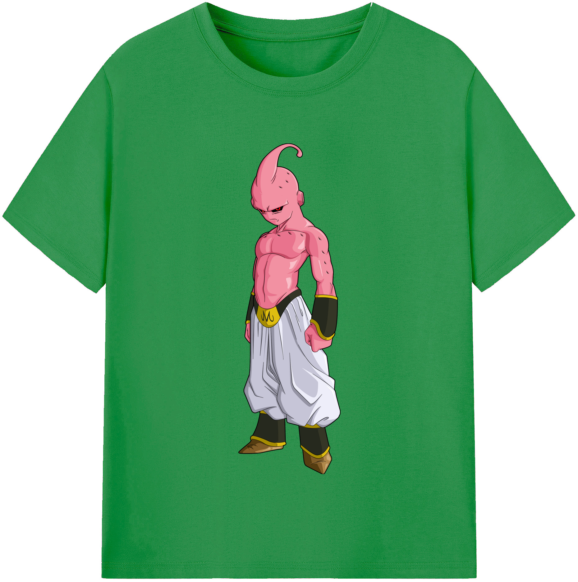 （画像用） ドラゴンボール 魔人ブウ DRAGON BALL Majin Buu レディースカジュアルプリントTシャツ（綿100％）