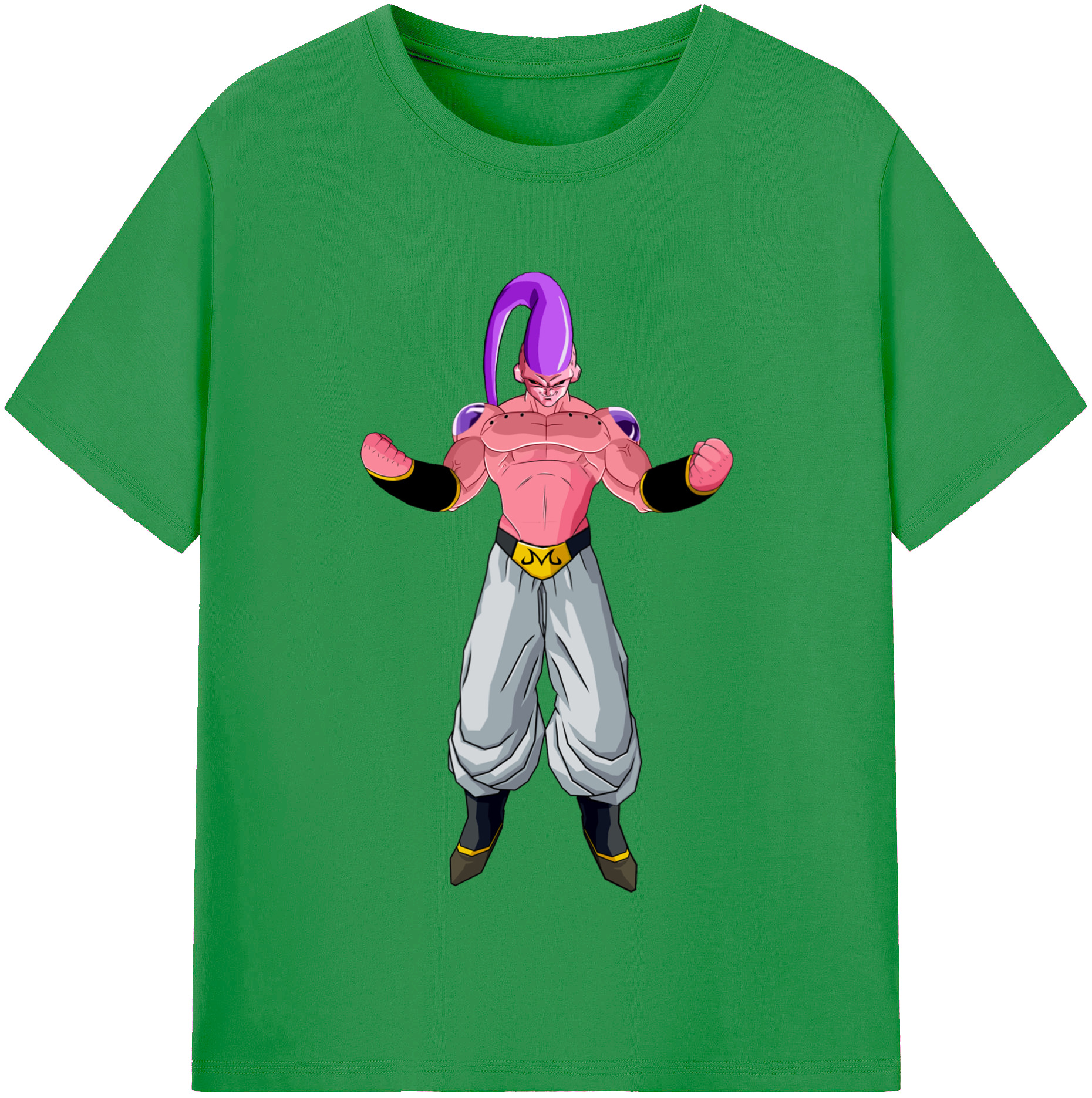 （画像用） ドラゴンボール 魔人ブウ DRAGON BALL Majin Buu レディースカジュアルプリントTシャツ（綿100％）