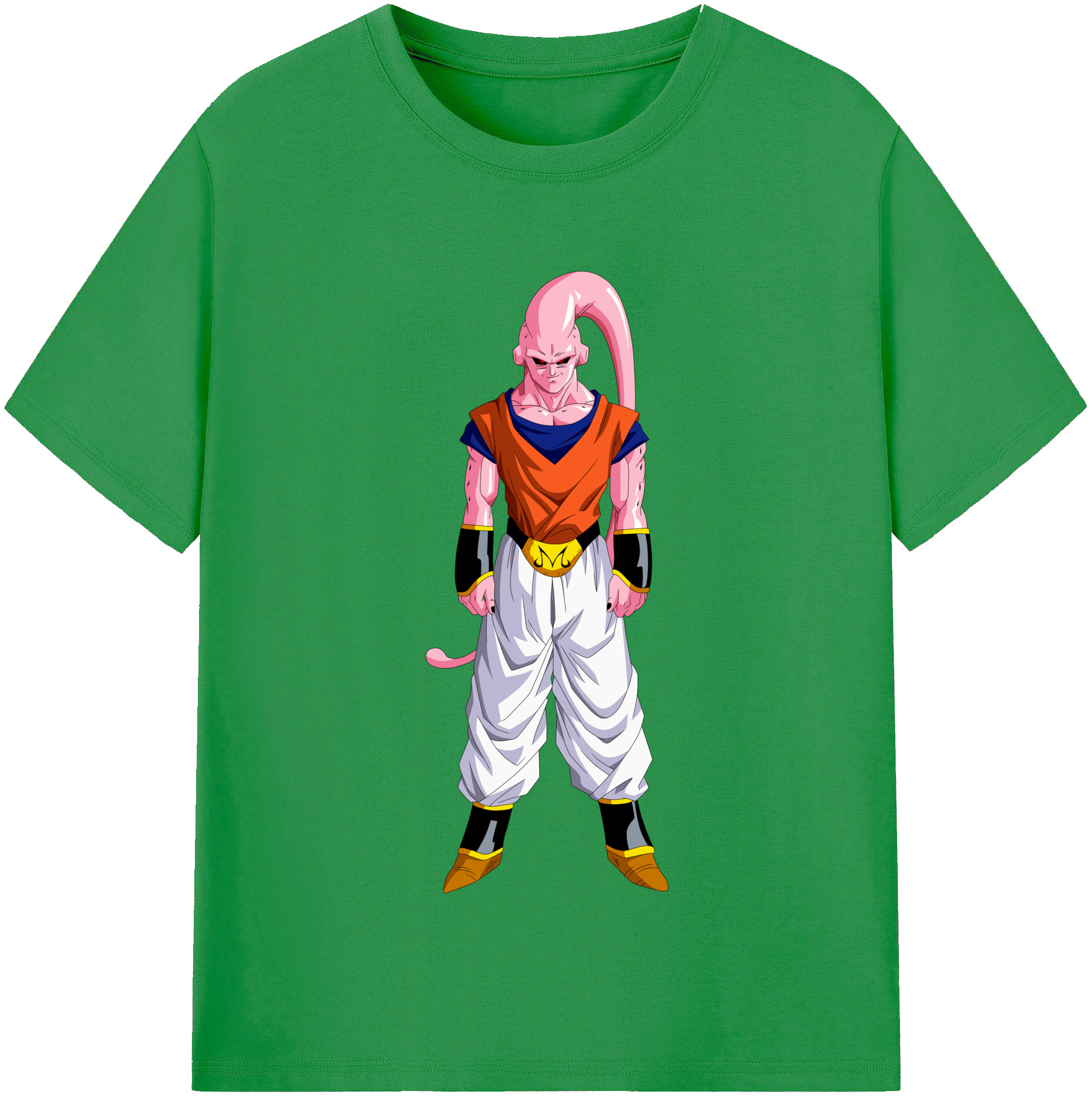 （画像用） ドラゴンボール 魔人ブウ DRAGON BALL Majin Buu レディースカジュアルプリントTシャツ（綿100％）