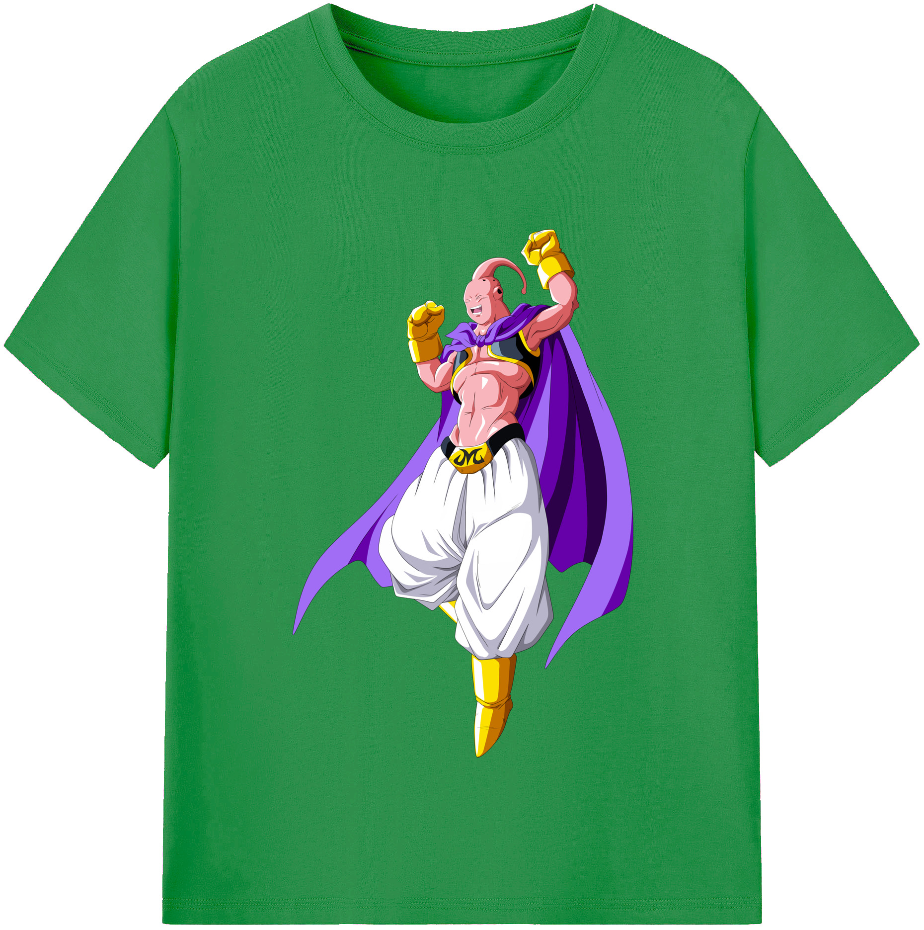 （画像用） ドラゴンボール 魔人ブウ DRAGON BALL Majin Buu レディースカジュアルプリントTシャツ（綿100％）
