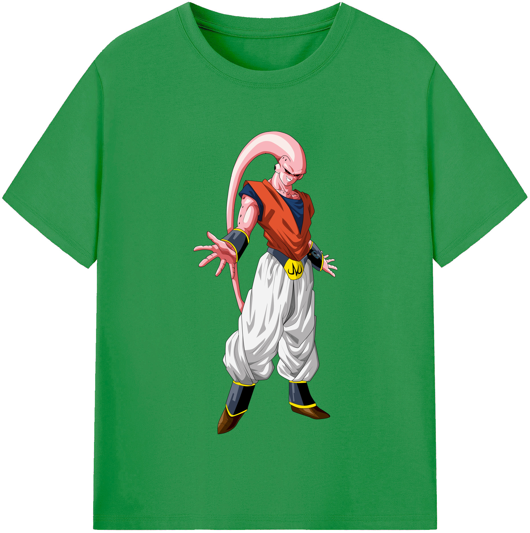 （画像用） ドラゴンボール 魔人ブウ DRAGON BALL Majin Buu レディースカジュアルプリントTシャツ（綿100％）