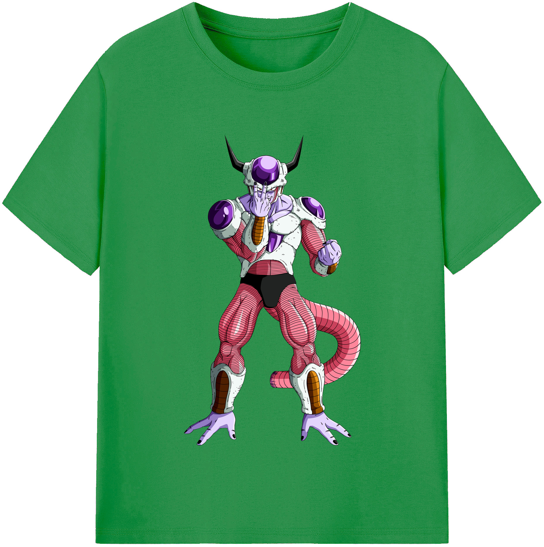 （画像用） ドラゴンボール フリーザ DRAGON BALL Frieza レディースカジュアルプリントTシャツ（綿100％）