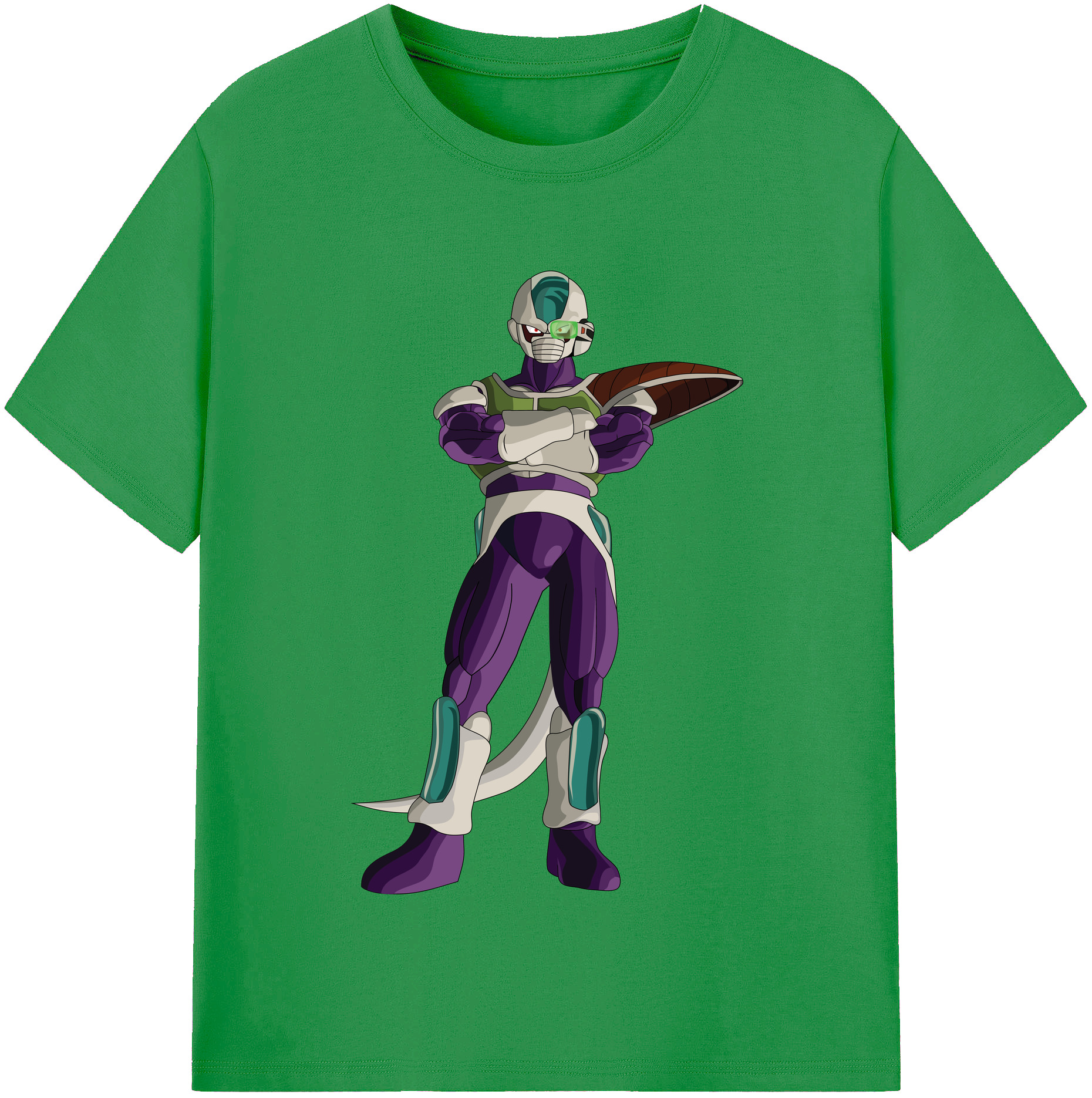 （画像用） ドラゴンボール フリーザ DRAGON BALL Frieza レディースカジュアルプリントTシャツ（綿100％）