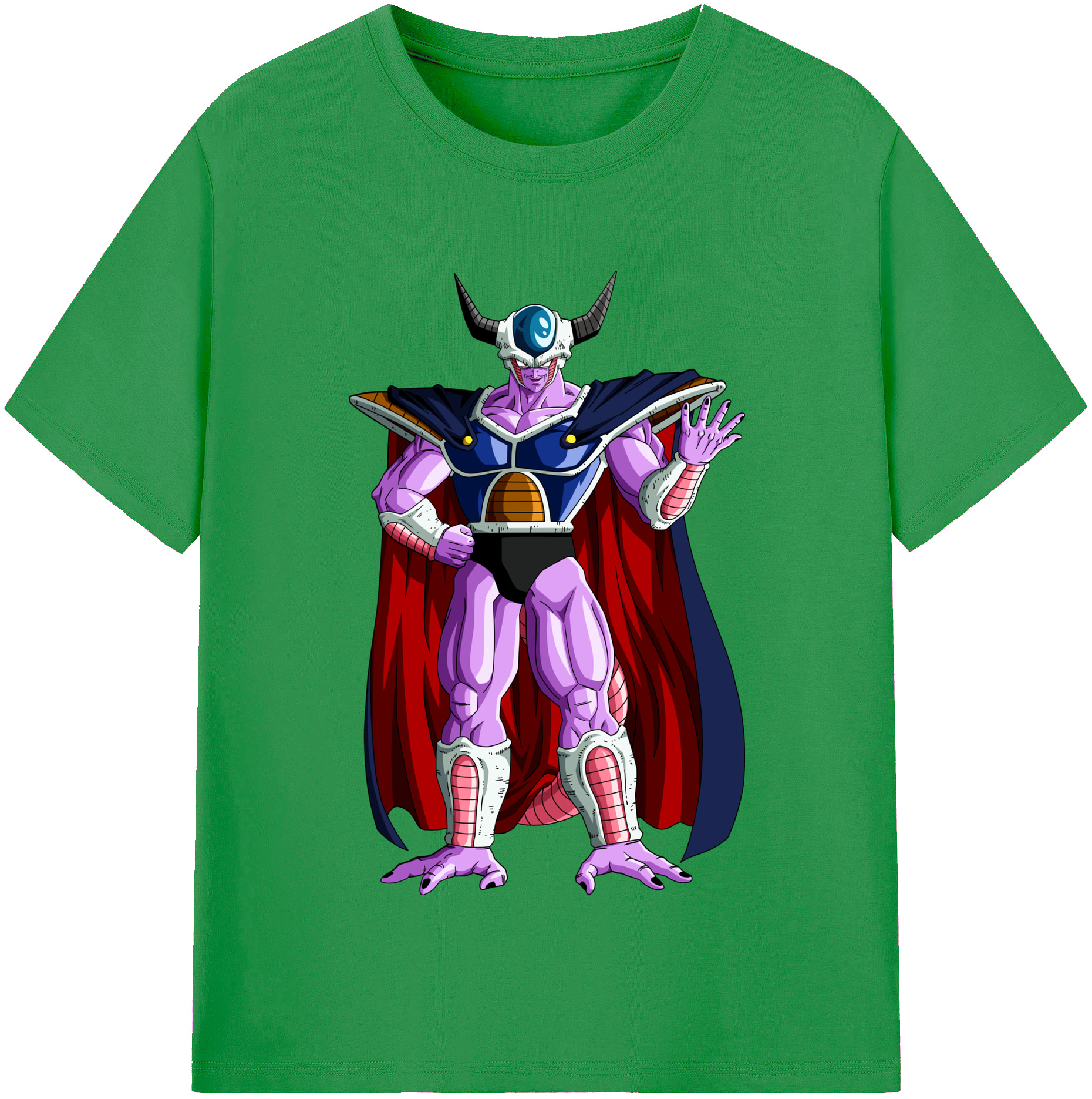 （画像用） ドラゴンボール コルド大王 DRAGON BALL King Cold レディースカジュアルプリントTシャツ（綿100％）