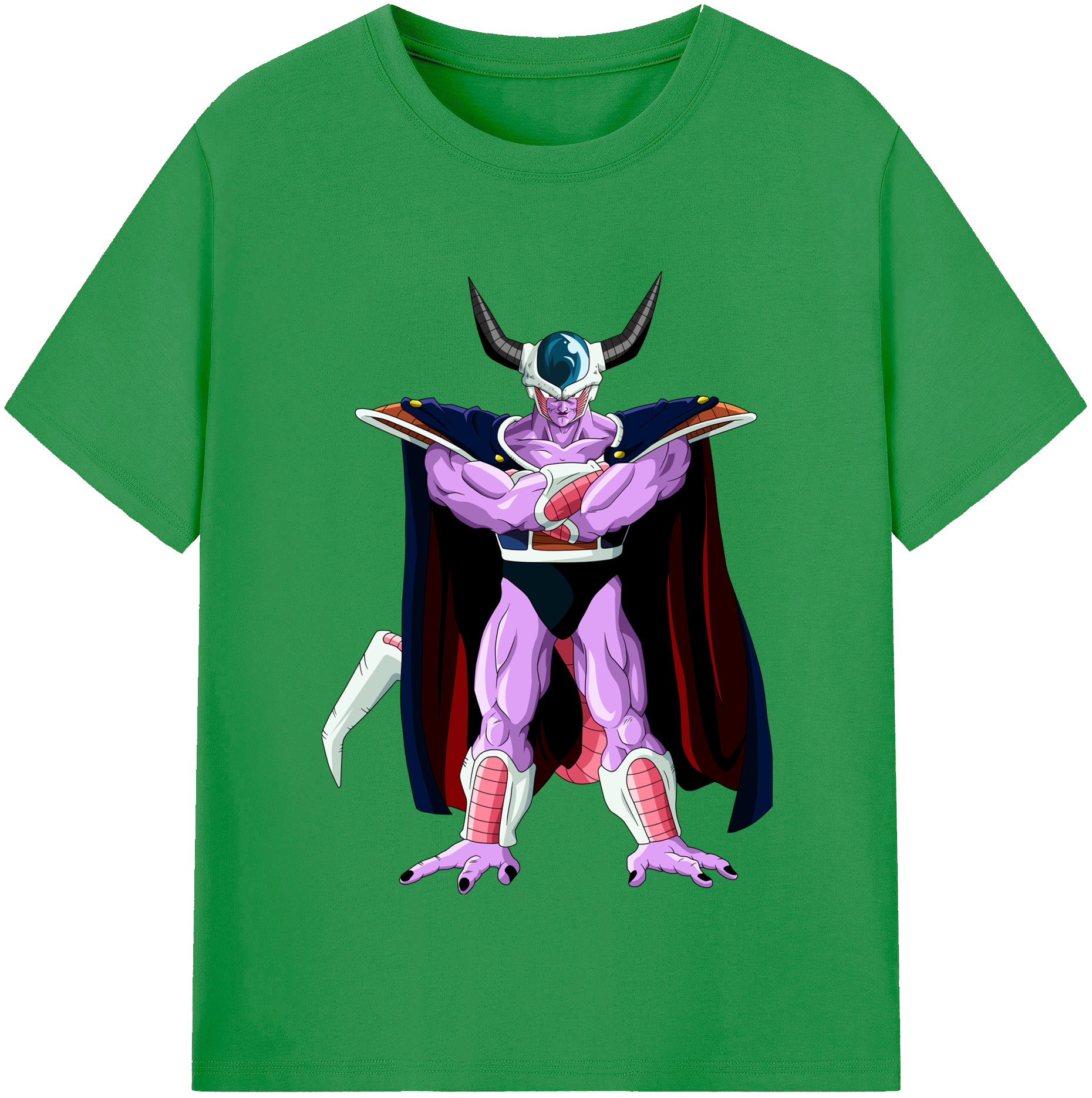 （画像用） ドラゴンボール コルド大王 DRAGON BALL King Cold レディースカジュアルプリントTシャツ（綿100％）