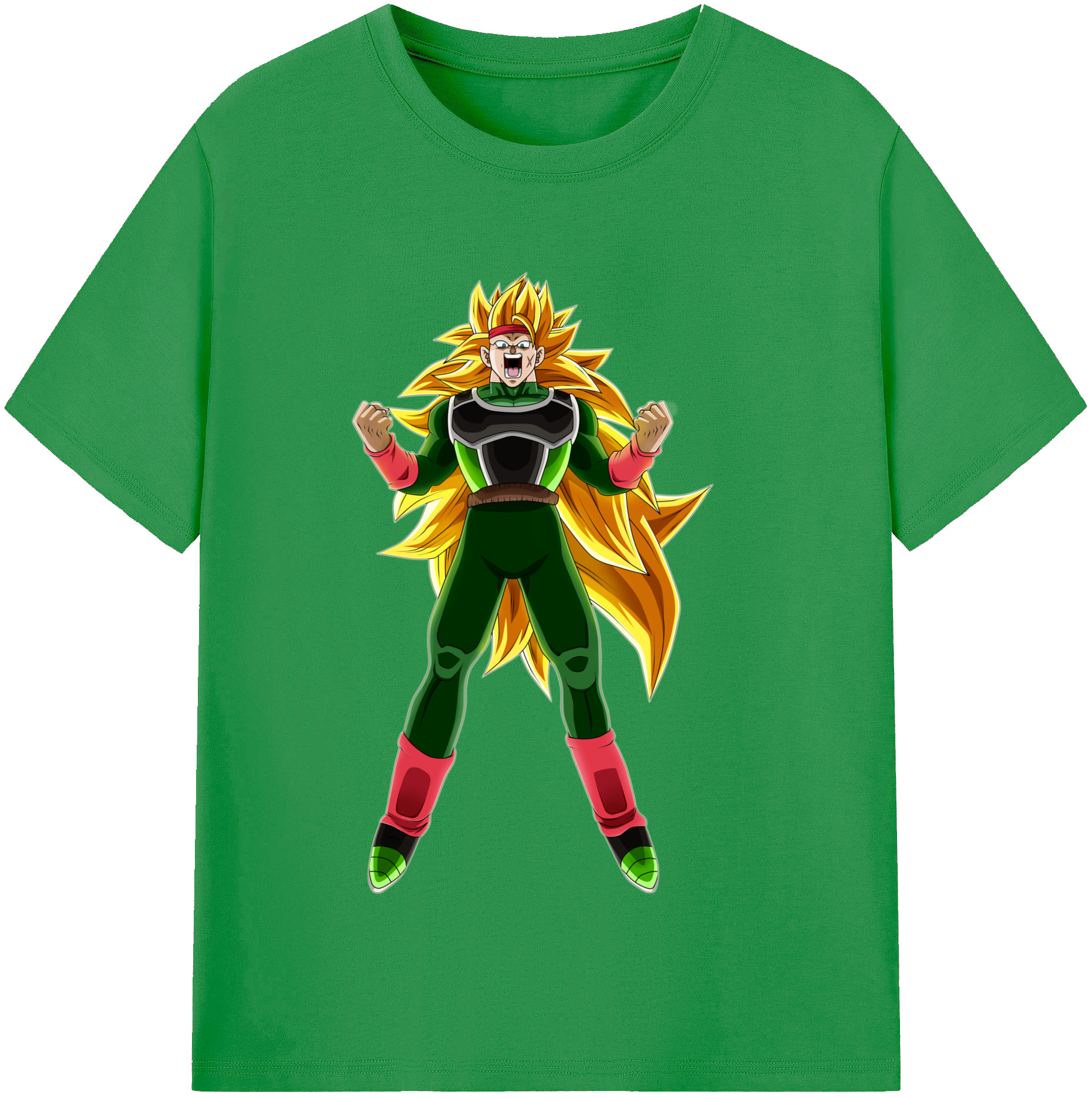 （画像用） ドラゴンボール ブロリー DRAGON BALL Broli レディースカジュアルプリントTシャツ（綿100％）