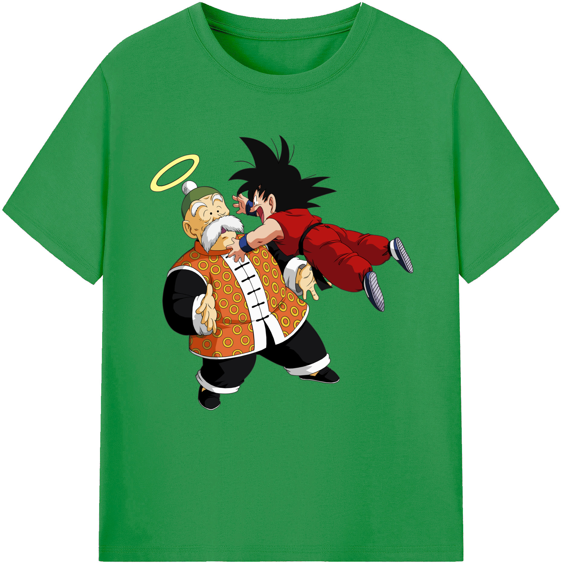 （画像用） ドラゴンボール 孫悟空（そん ごくう）Son Goku カカロット DRAGON BALL Kakarotto レディースカジュアルプリントTシャツ（綿100％）