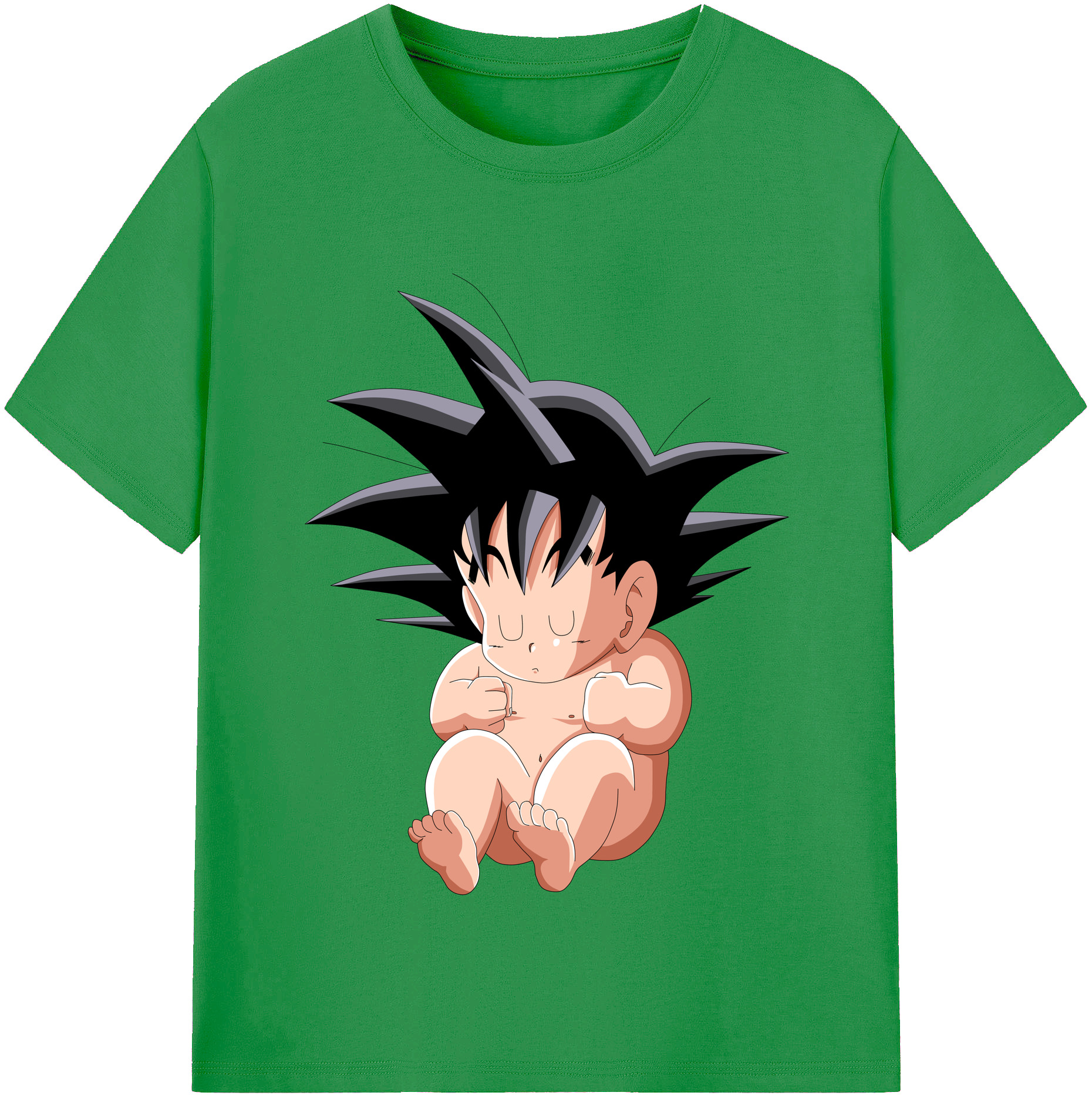 （画像用） ドラゴンボール 孫悟空（そん ごくう）Son Goku カカロット DRAGON BALL Kakarotto レディースカジュアルプリントTシャツ（綿100％）