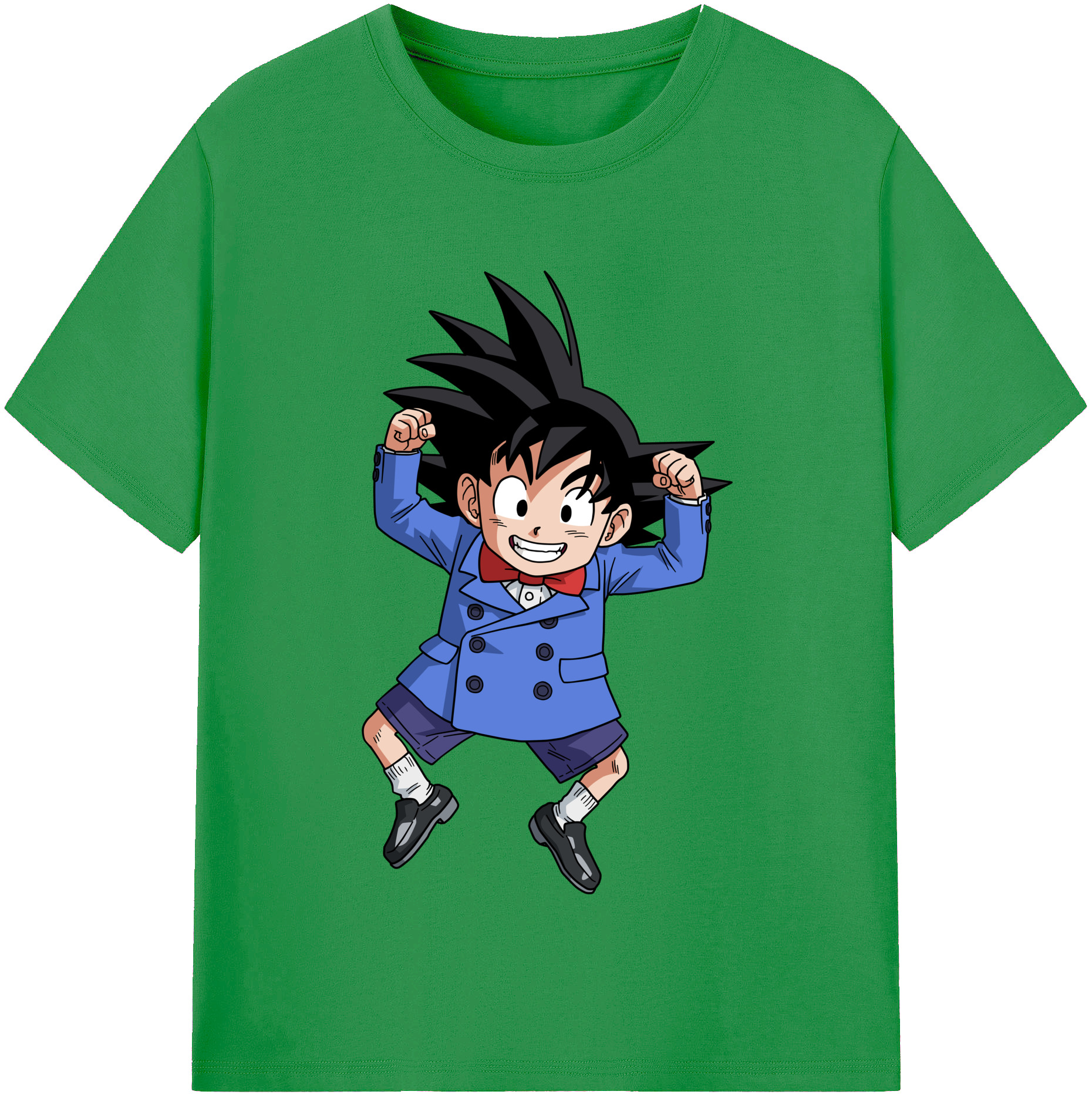 （画像用） ドラゴンボール 孫悟空（そん ごくう）Son Goku カカロット DRAGON BALL Kakarotto レディースカジュアルプリントTシャツ（綿100％）