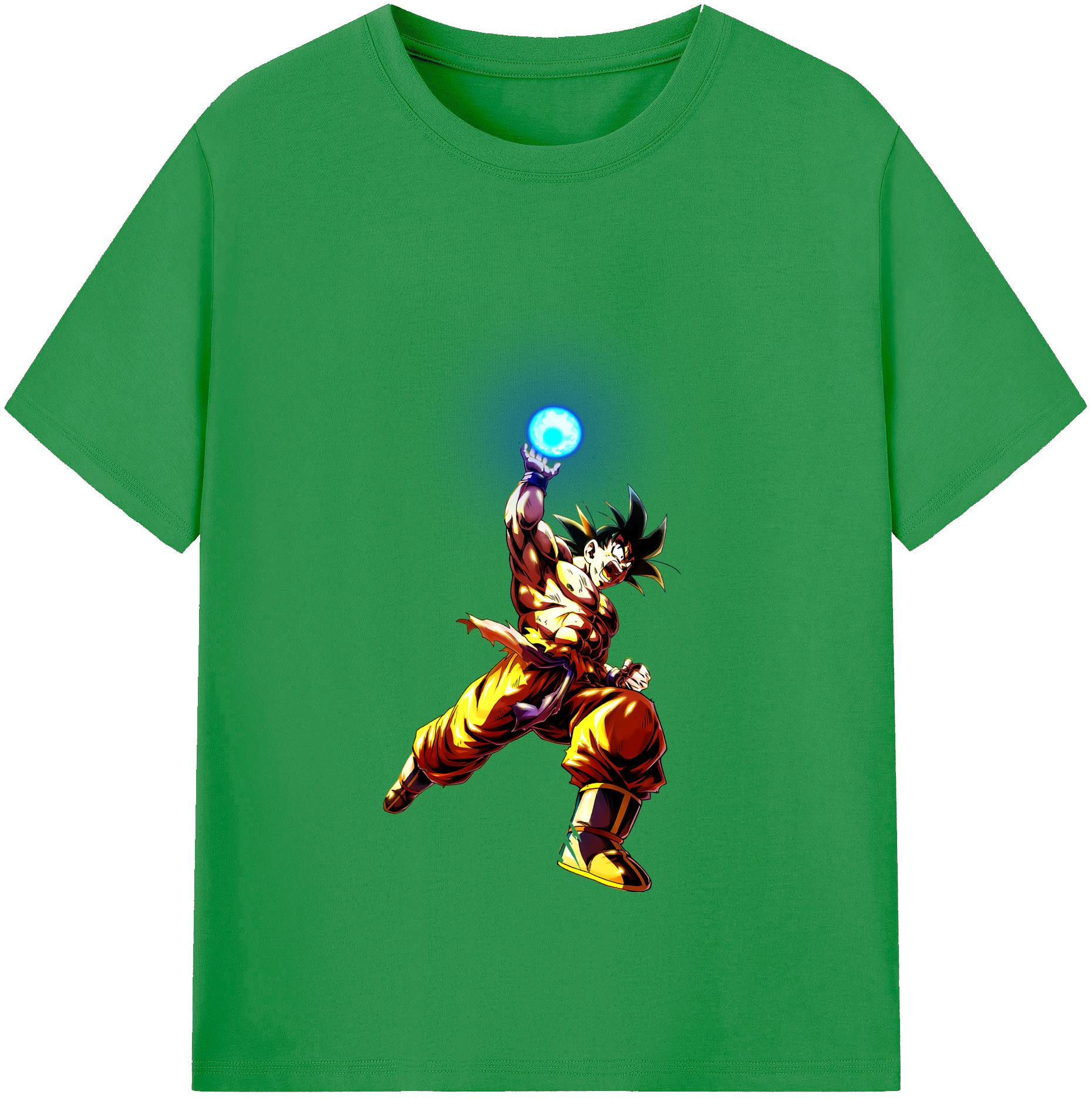 （画像用） ドラゴンボール 孫悟空（そん ごくう）Son Goku カカロット DRAGON BALL Kakarotto レディースカジュアルプリントTシャツ（綿100％）