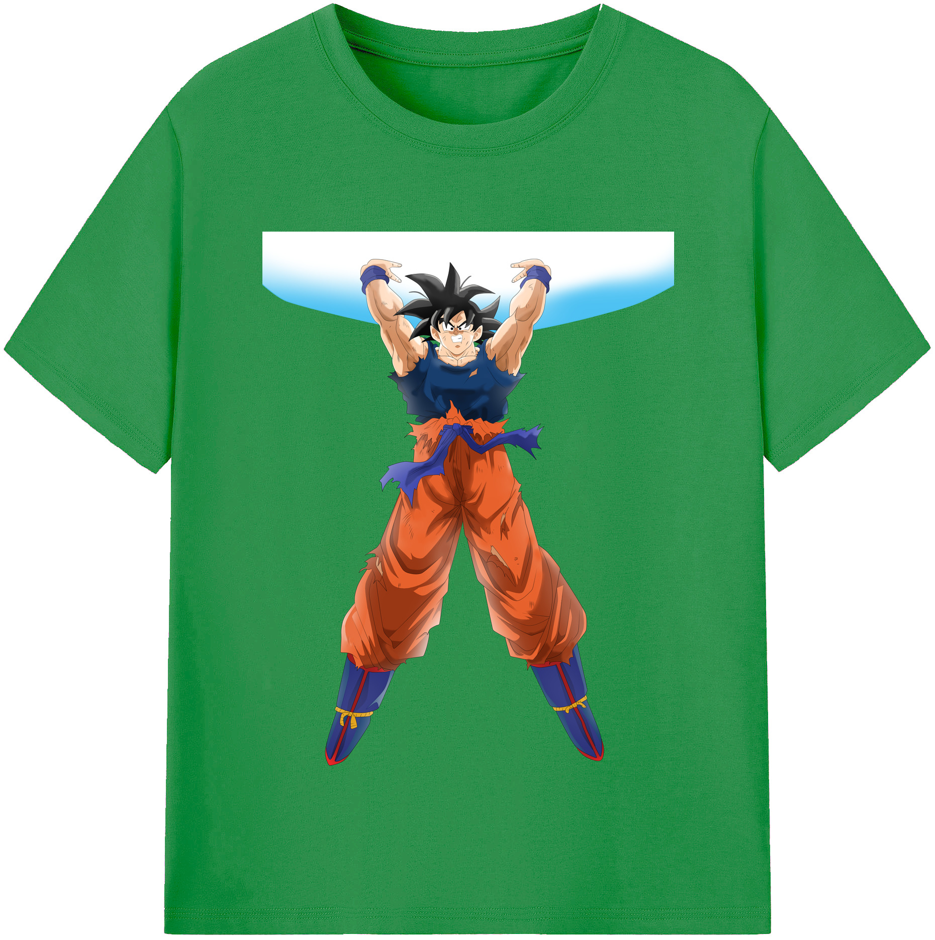 （画像用） ドラゴンボール 孫悟空（そん ごくう）Son Goku カカロット DRAGON BALL Kakarotto レディースカジュアルプリントTシャツ（綿100％）