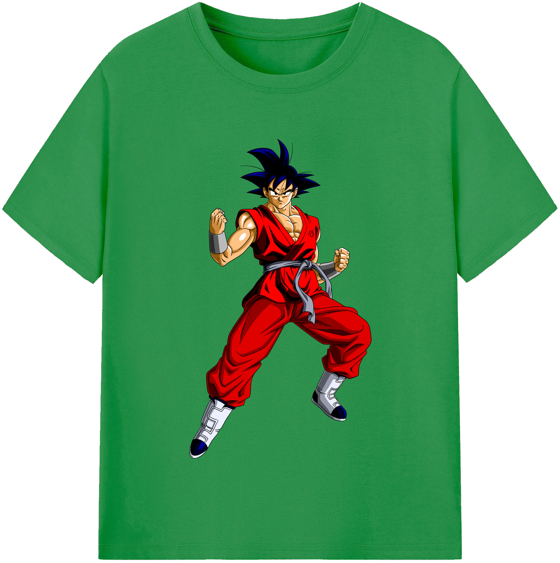 （画像用） ドラゴンボール 孫悟空（そん ごくう）Son Goku カカロット DRAGON BALL Kakarotto レディースカジュアルプリントTシャツ（綿100％）