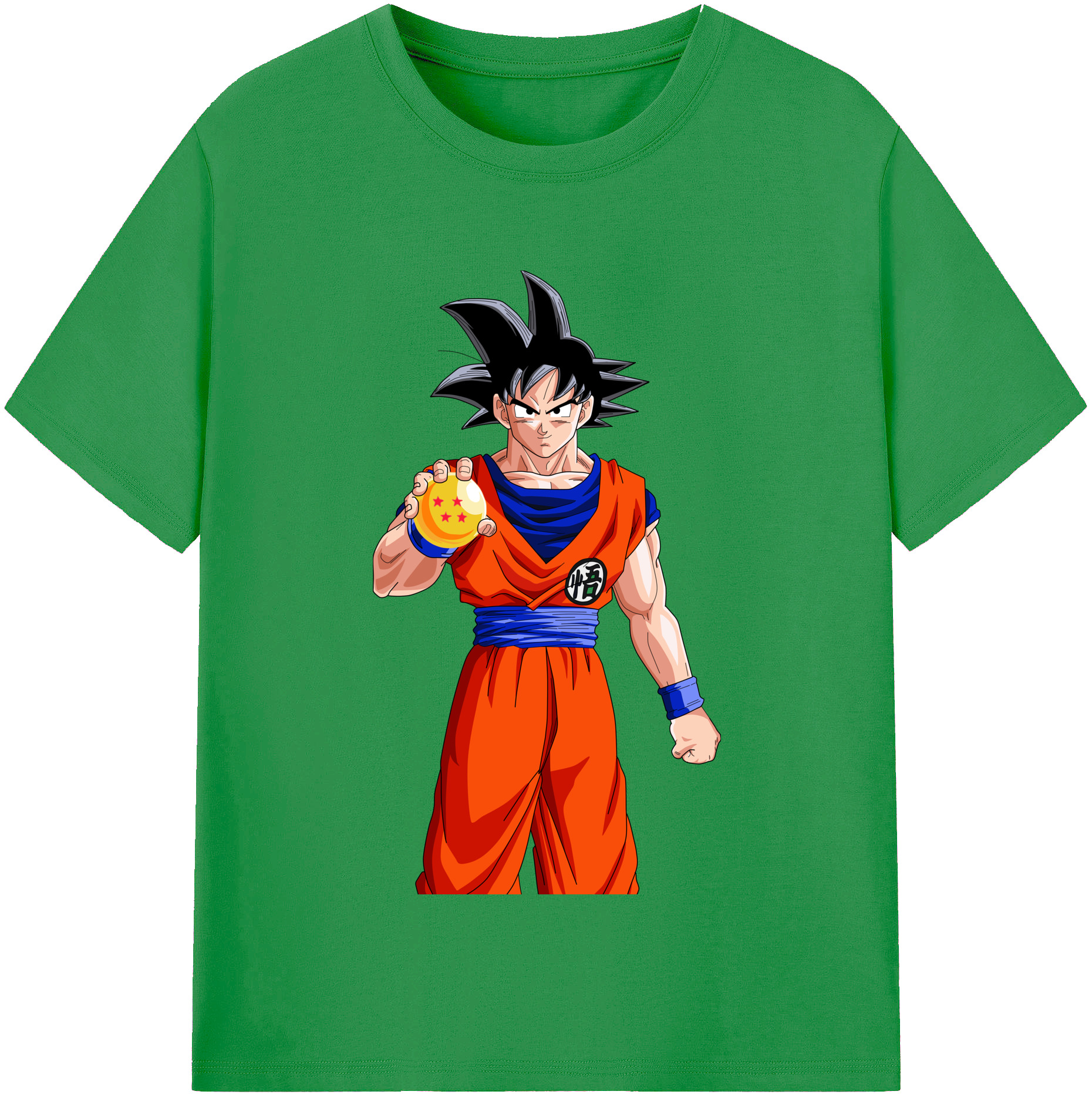 （画像用） ドラゴンボール 孫悟空（そん ごくう）Son Goku カカロット DRAGON BALL Kakarotto レディースカジュアルプリントTシャツ（綿100％）