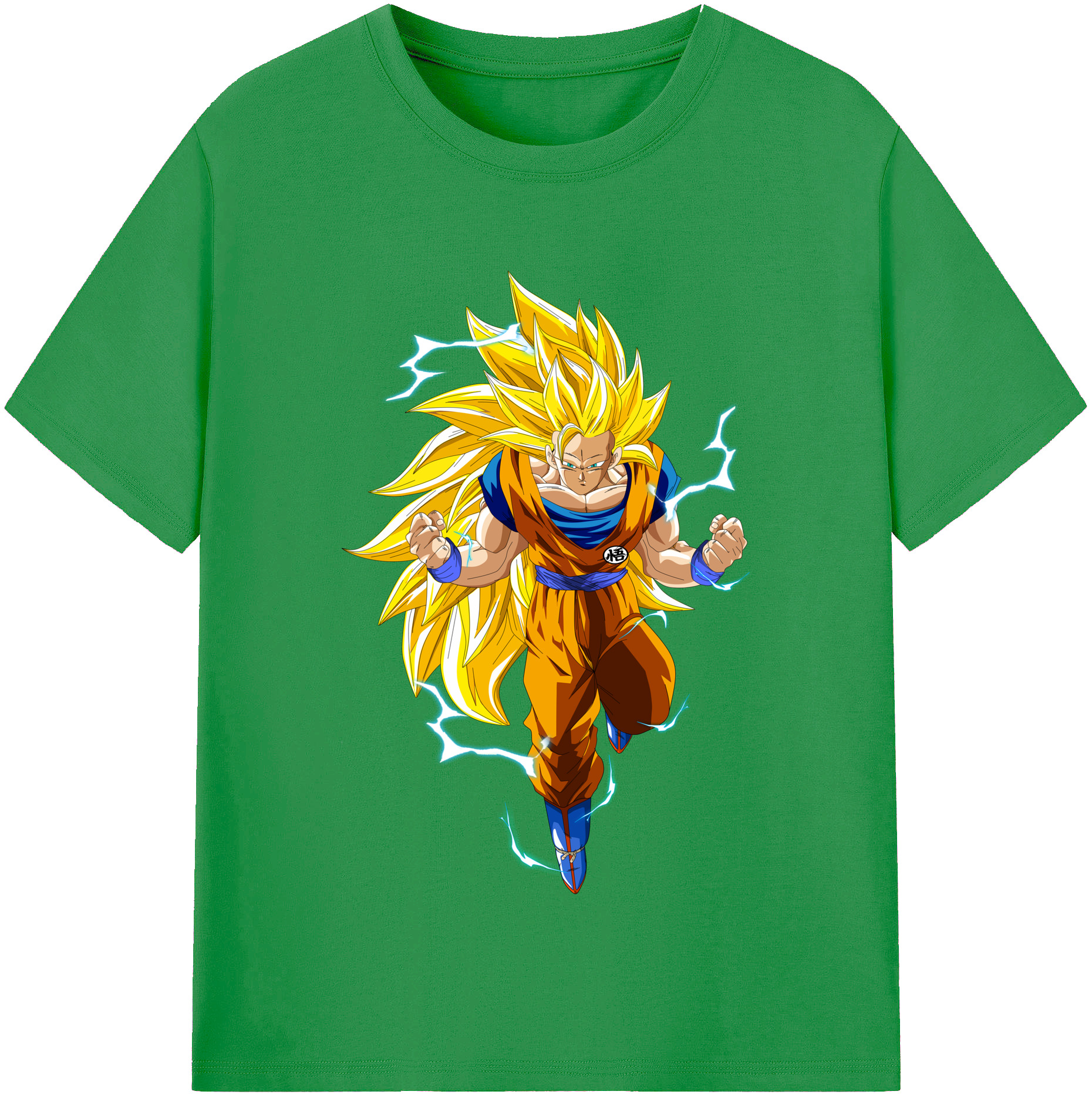 （画像用） ドラゴンボール 孫悟空（そん ごくう）Son Goku カカロット DRAGON BALL Kakarotto レディースカジュアルプリントTシャツ（綿100％）