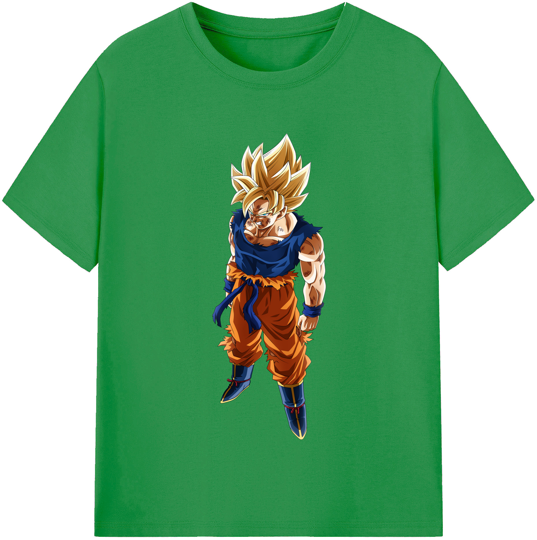 （画像用） ドラゴンボール 孫悟空（そん ごくう）Son Goku カカロット DRAGON BALL Kakarotto レディースカジュアルプリントTシャツ（綿100％）