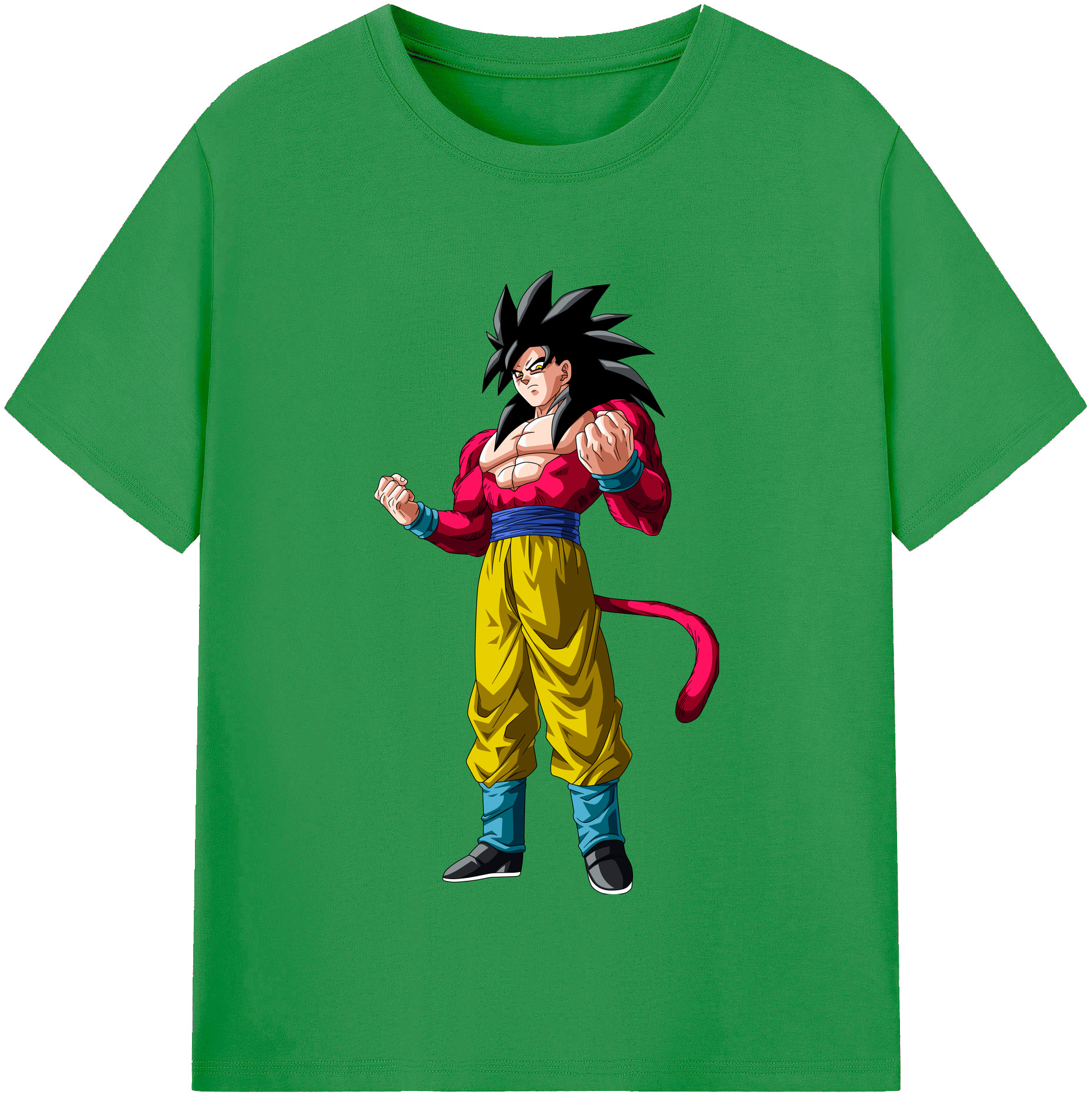 （画像用） ドラゴンボール 孫悟空（そん ごくう）Son Goku カカロット DRAGON BALL Kakarotto レディースカジュアルプリントTシャツ（綿100％）