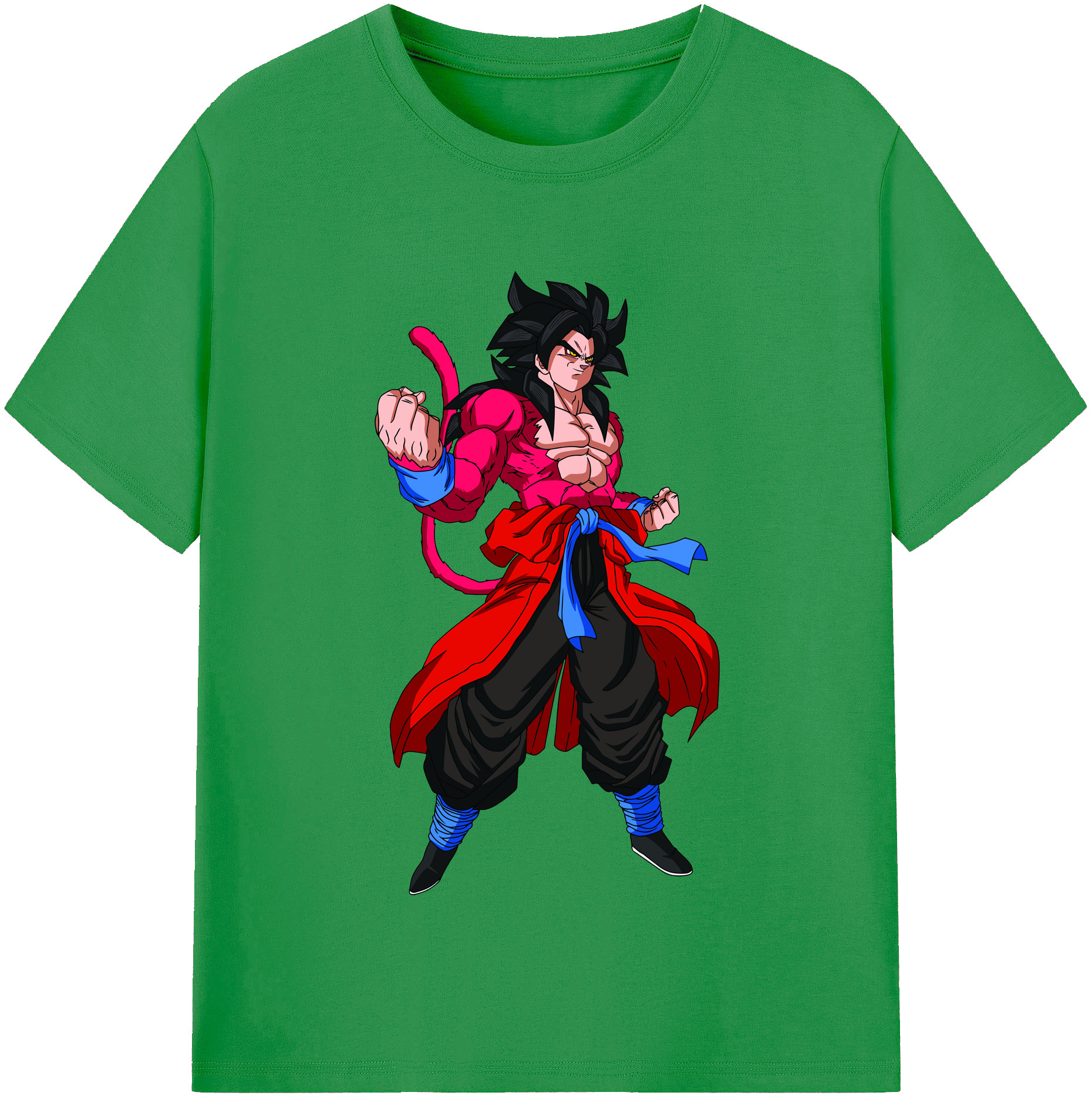（画像用） ドラゴンボール 孫悟空（そん ごくう）Son Goku カカロット DRAGON BALL Kakarotto レディースカジュアルプリントTシャツ（綿100％）