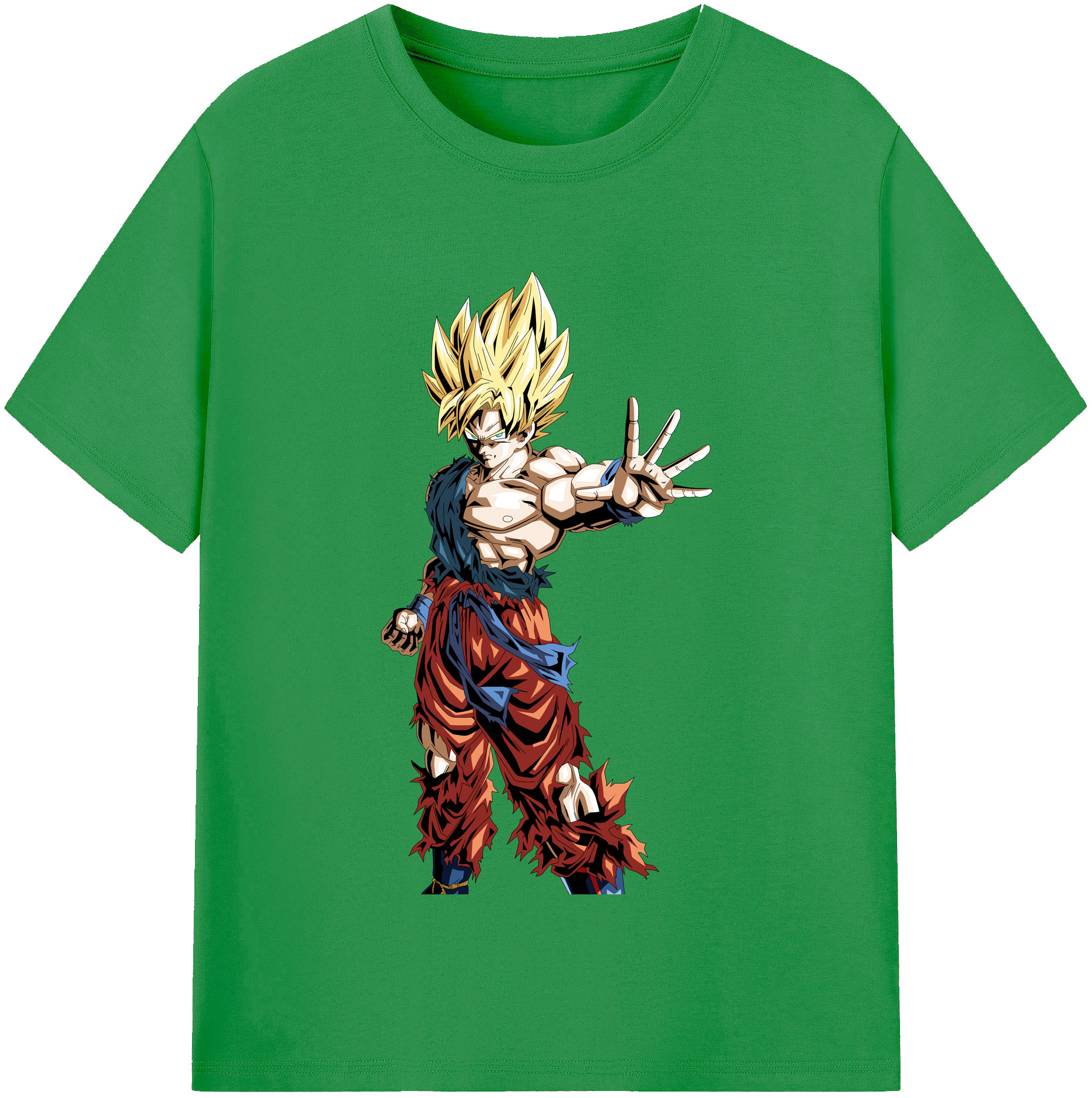 （画像用） ドラゴンボール 孫悟空（そん ごくう）Son Goku カカロット DRAGON BALL Kakarotto レディースカジュアルプリントTシャツ（綿100％）