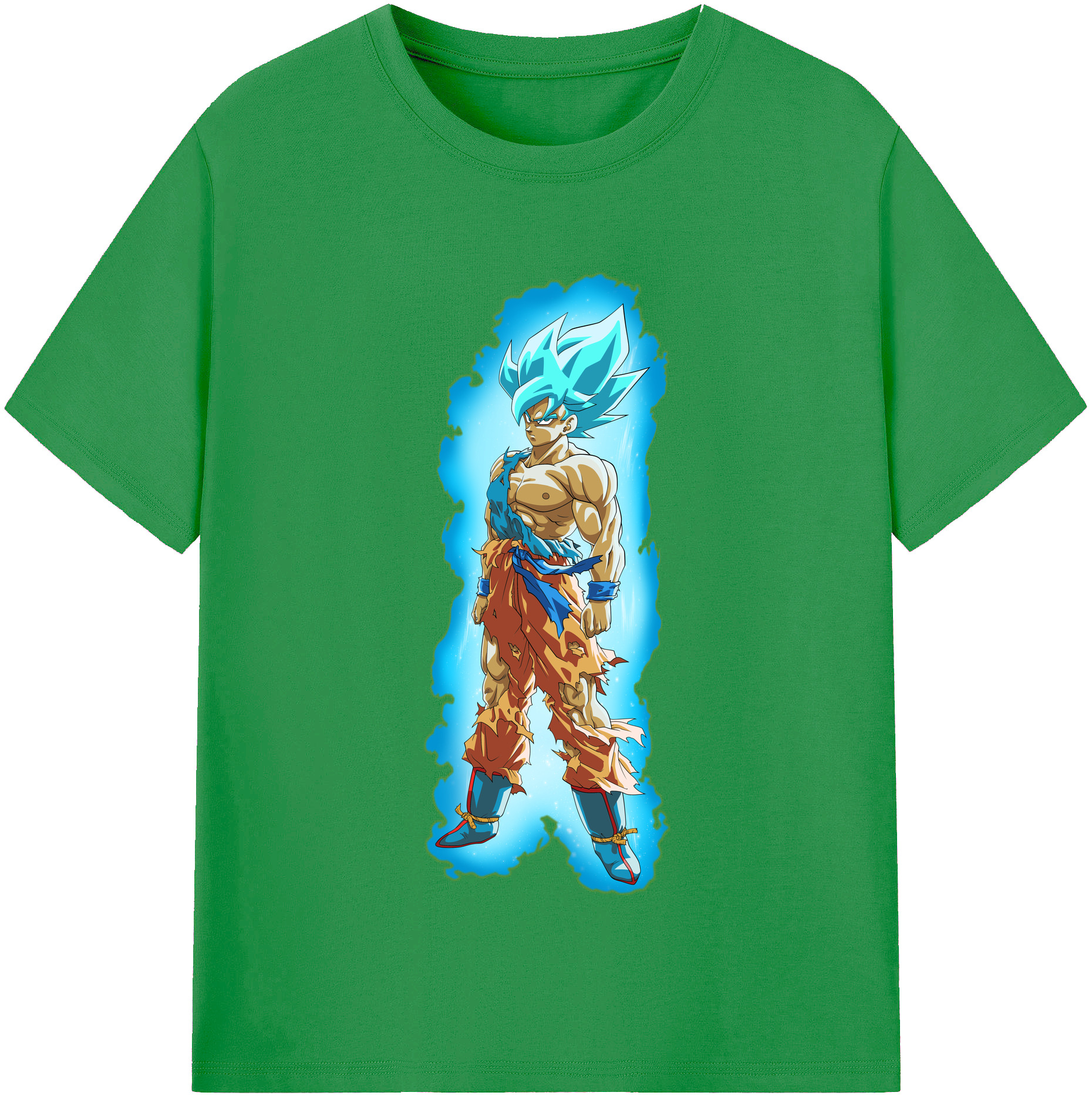 （画像用） ドラゴンボール 孫悟空（そん ごくう）Son Goku カカロット DRAGON BALL Kakarotto レディースカジュアルプリントTシャツ（綿100％）