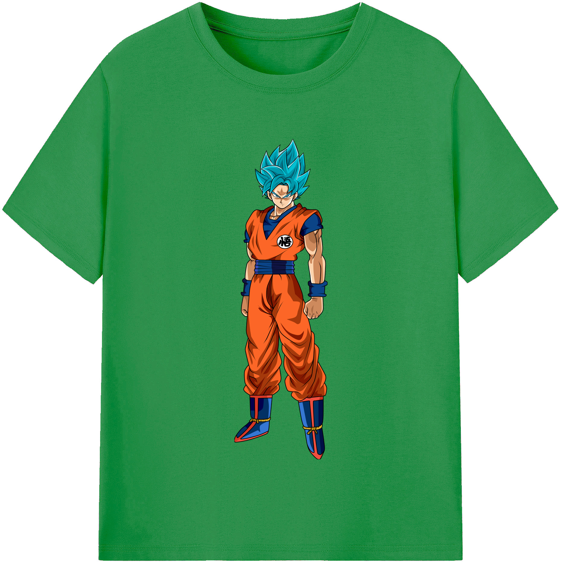（画像用） ドラゴンボール 孫悟空（そん ごくう）Son Goku カカロット DRAGON BALL Kakarotto レディースカジュアルプリントTシャツ（綿100％）