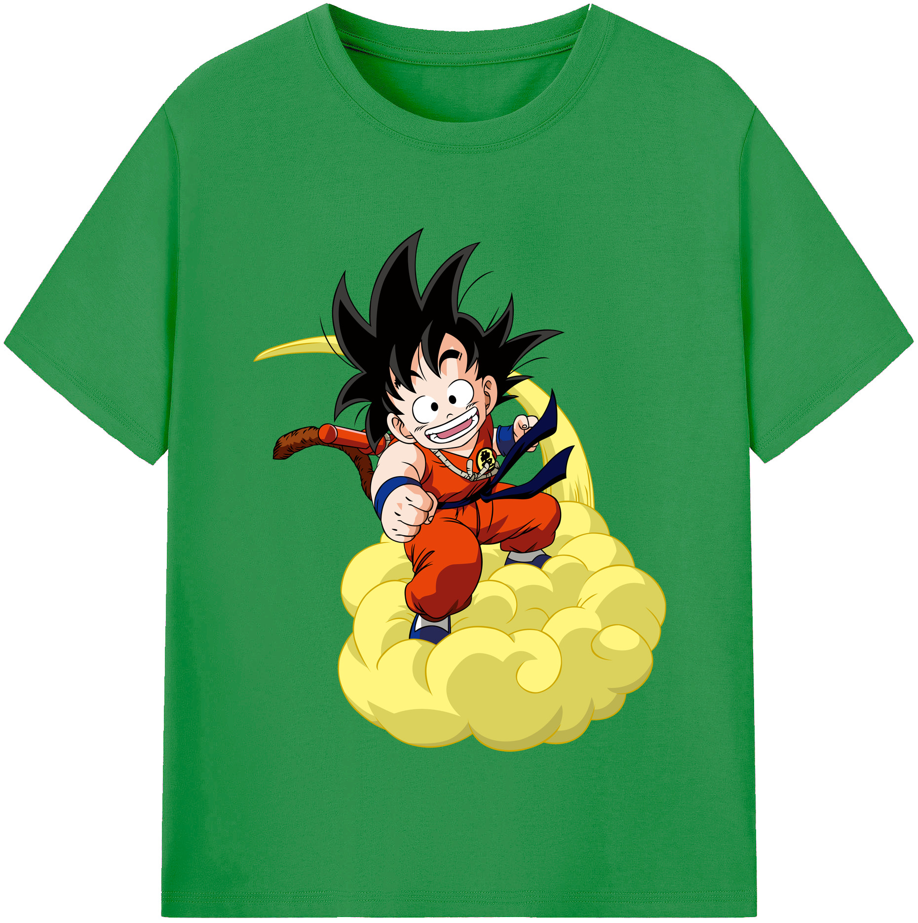 （画像用） ドラゴンボール 孫悟空（そん ごくう）Son Goku カカロット DRAGON BALL Kakarotto レディースカジュアルプリントTシャツ（綿100％）