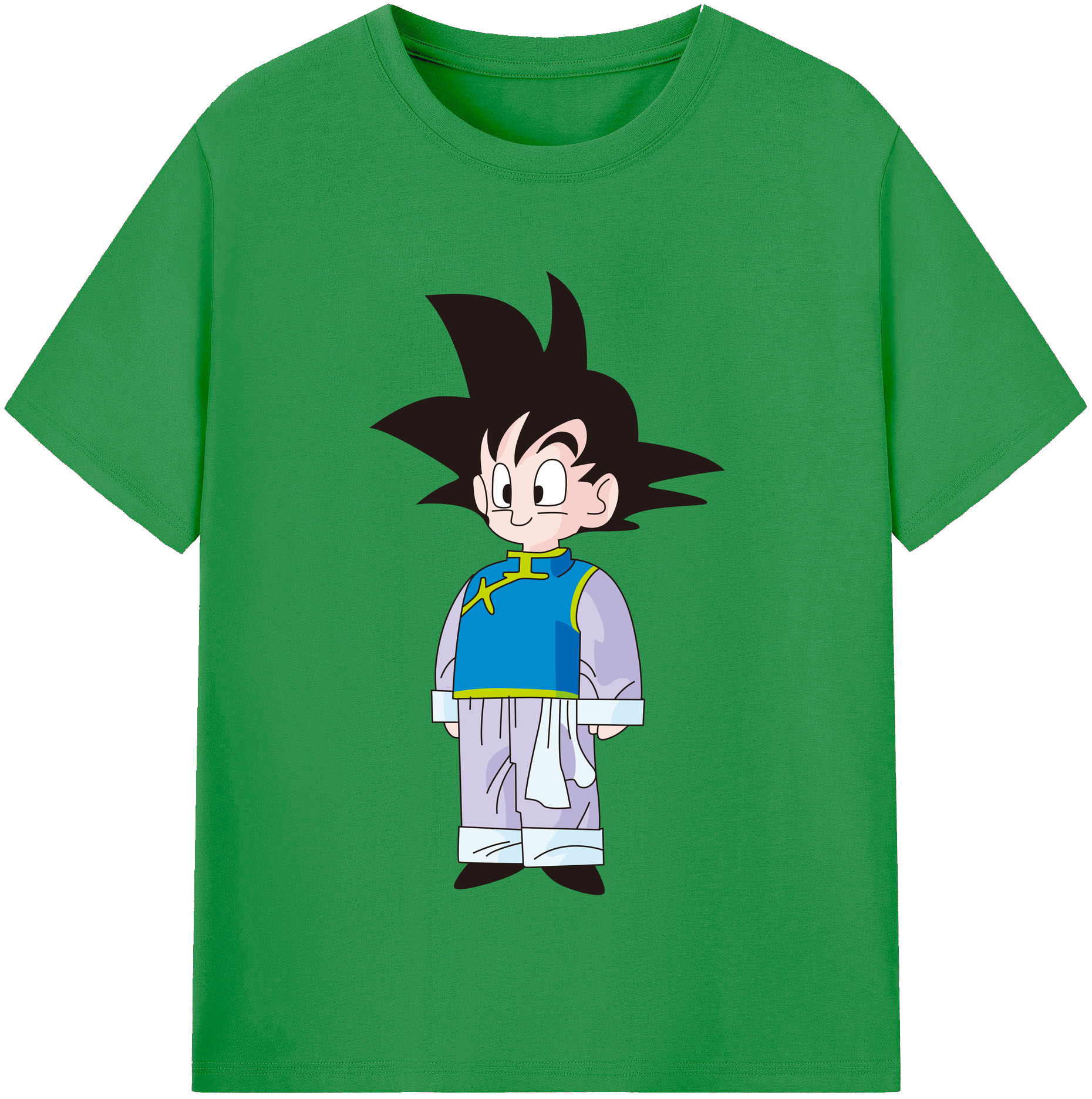 （画像用） ドラゴンボール 孫悟空（そん ごくう）Son Goku カカロット DRAGON BALL Kakarotto レディースカジュアルプリントTシャツ（綿100％）