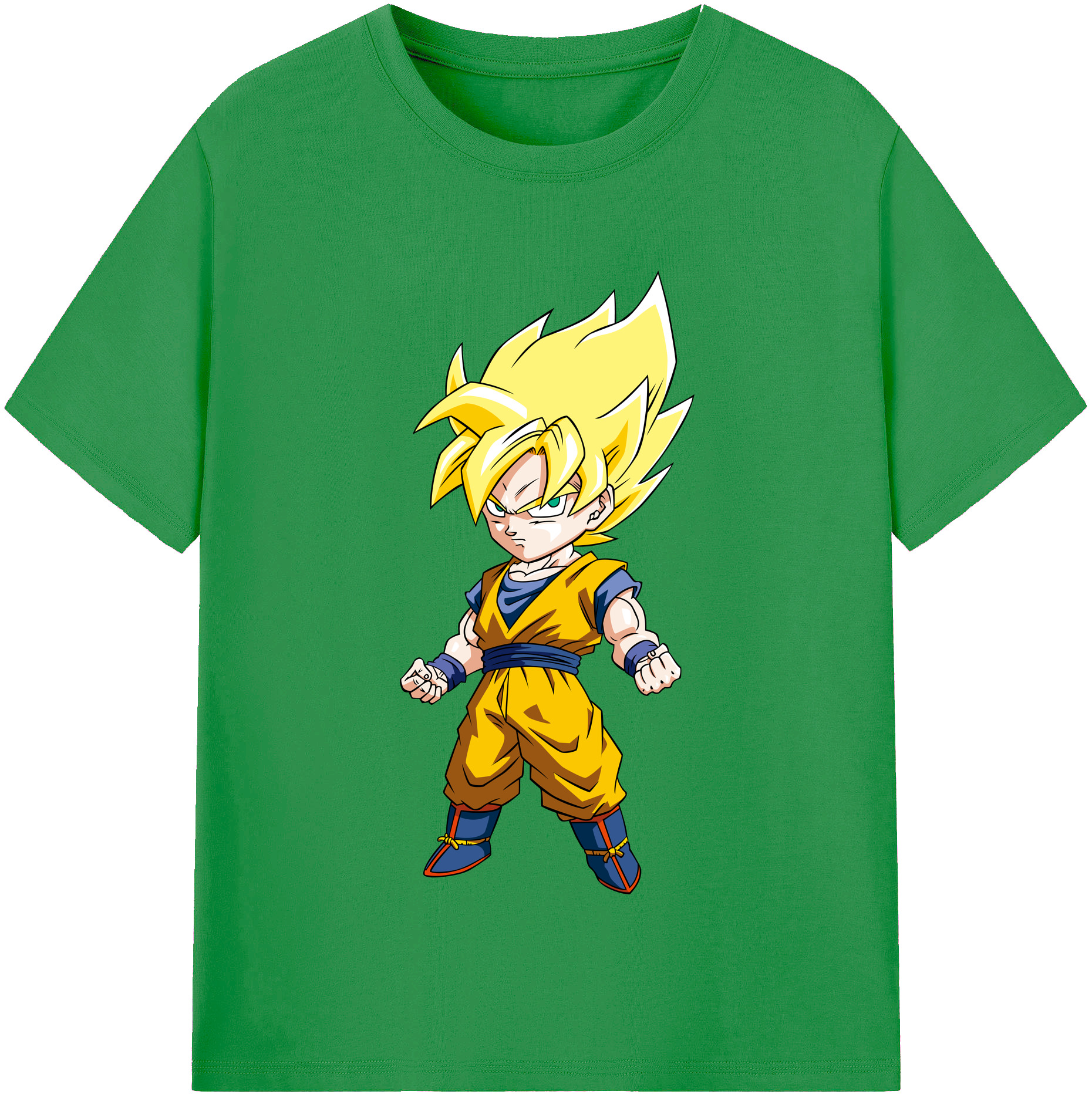 （画像用） ドラゴンボール 孫悟空（そん ごくう）Son Goku カカロット DRAGON BALL Kakarotto レディースカジュアルプリントTシャツ（綿100％）
