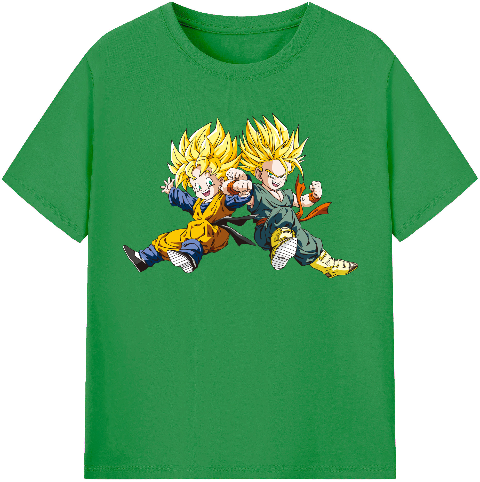 （画像用） ドラゴンボール 孫悟空（そん ごくう）Son Goku カカロット DRAGON BALL Kakarotto レディースカジュアルプリントTシャツ（綿100％）