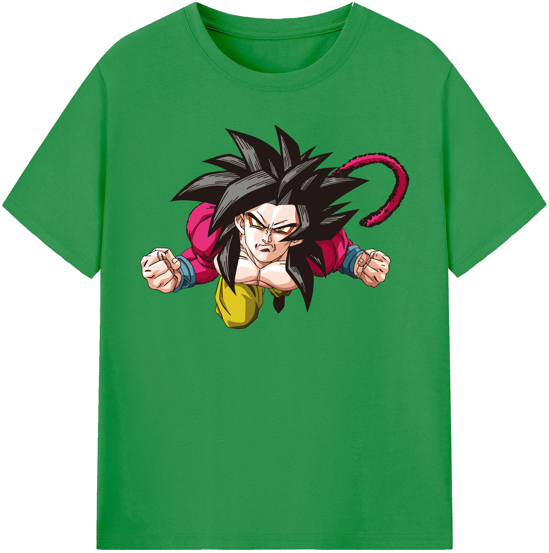 （画像用） ドラゴンボール 孫悟空（そん ごくう）Son Goku カカロット DRAGON BALL Kakarotto レディースカジュアルプリントTシャツ（綿100％）