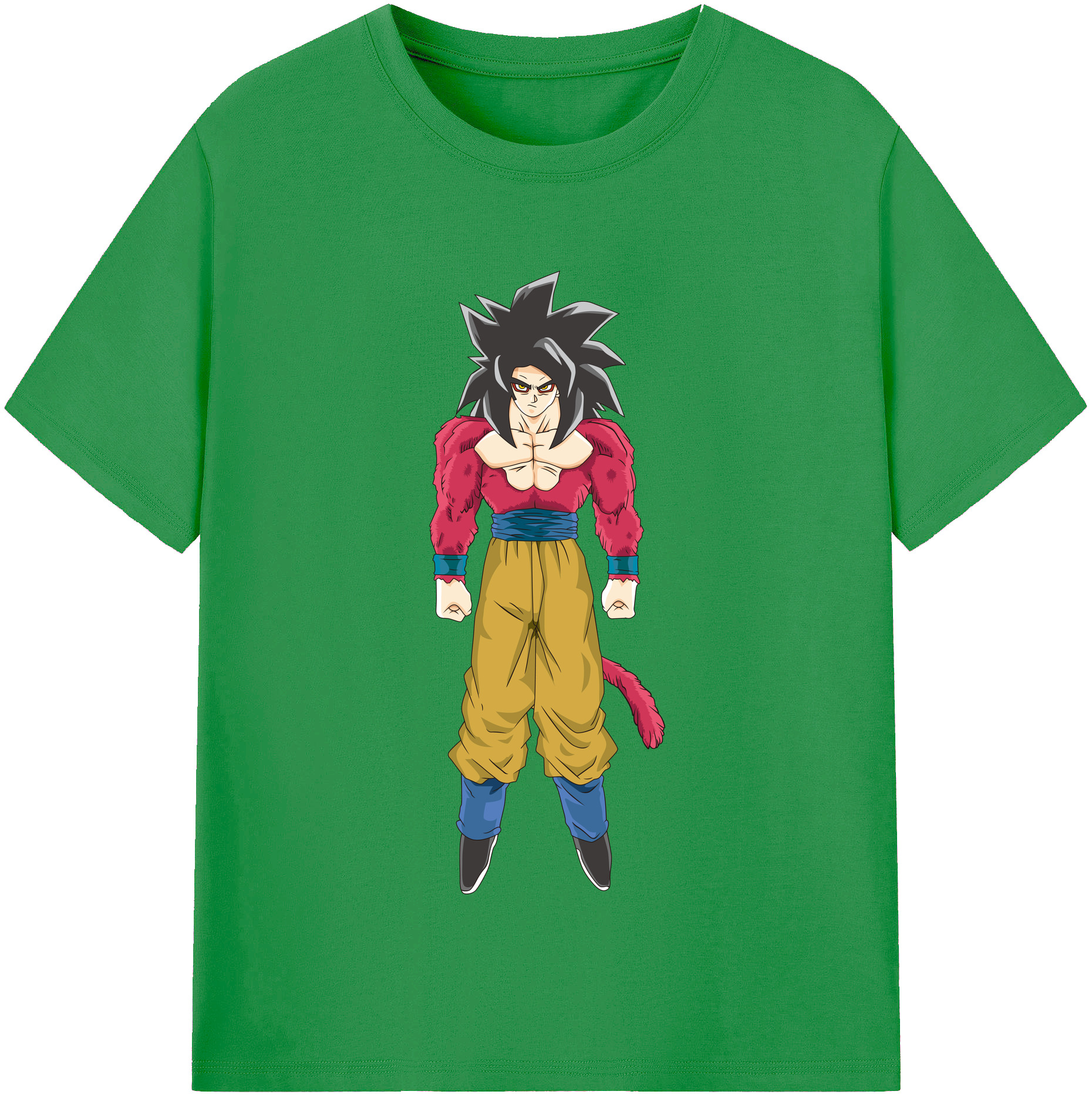 （画像用） ドラゴンボール 孫悟空（そん ごくう）Son Goku カカロット DRAGON BALL Kakarotto レディースカジュアルプリントTシャツ（綿100％）