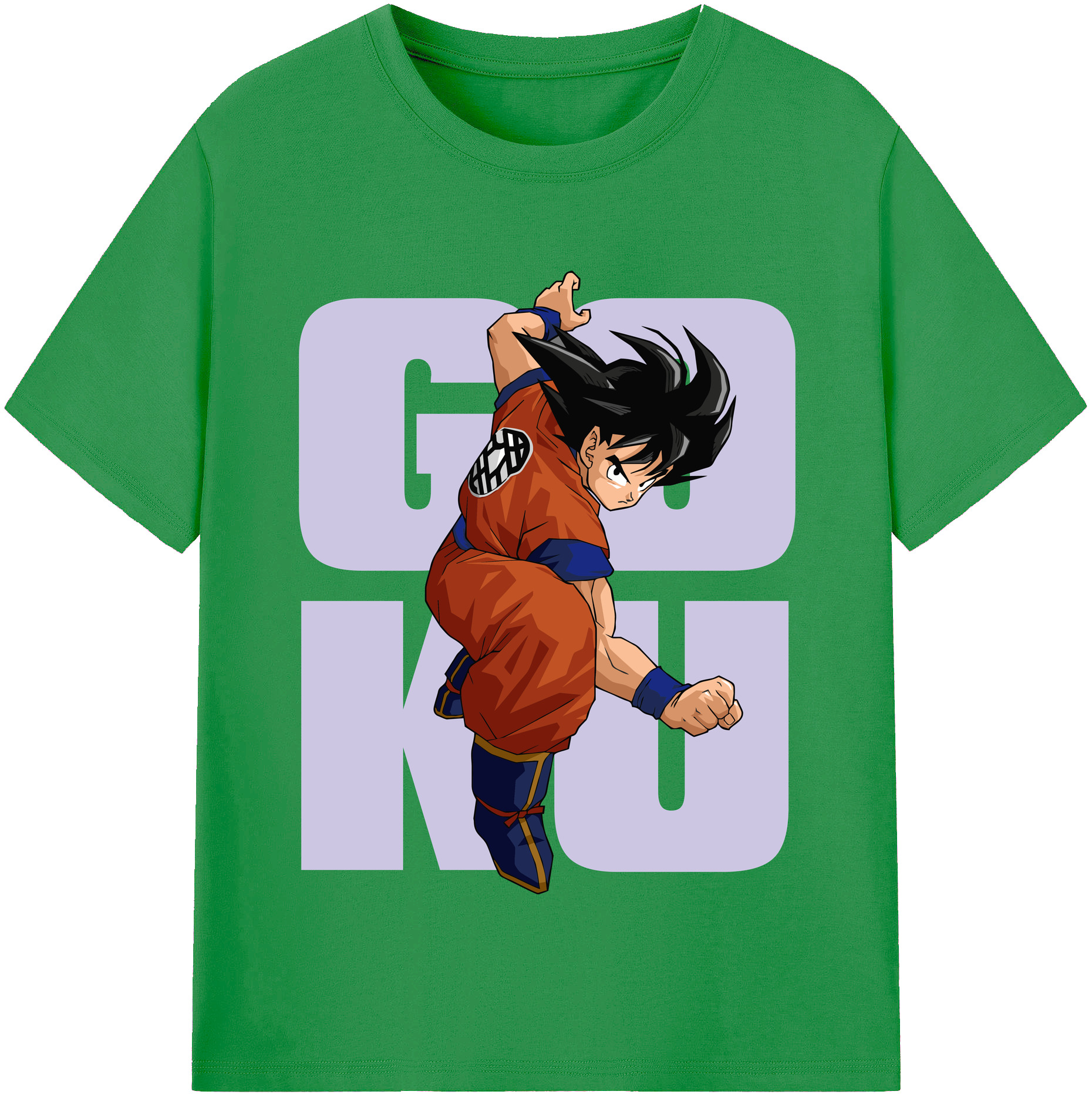 （画像用） ドラゴンボール 孫悟空（そん ごくう）Son Goku カカロット DRAGON BALL Kakarotto レディースカジュアルプリントTシャツ（綿100％）