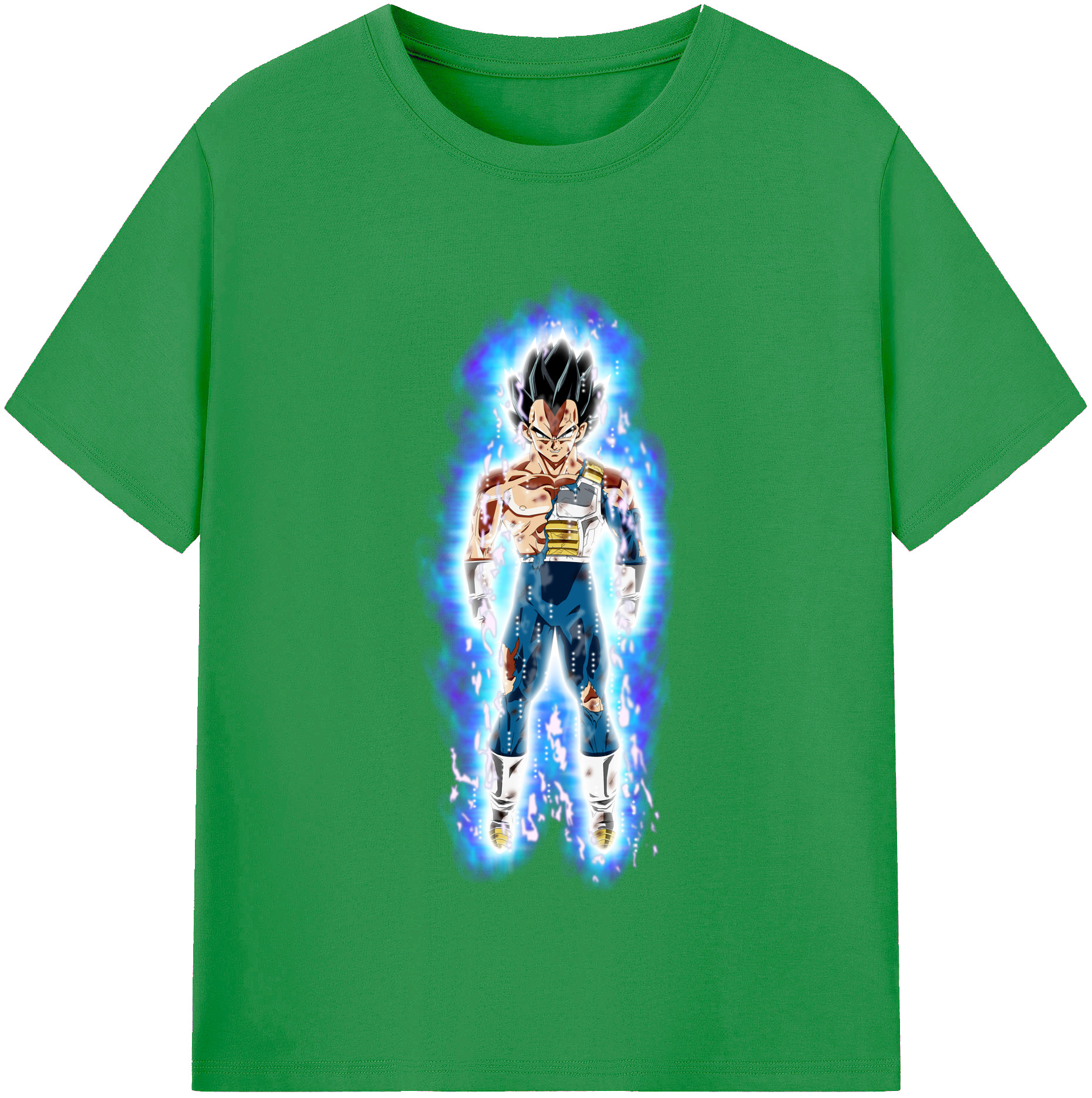 （画像用） ドラゴンボール ベジータ四世（Bejīta Yonsei）DRAGON BALL Vegeta IV レディースカジュアルプリントTシャツ（綿100％）