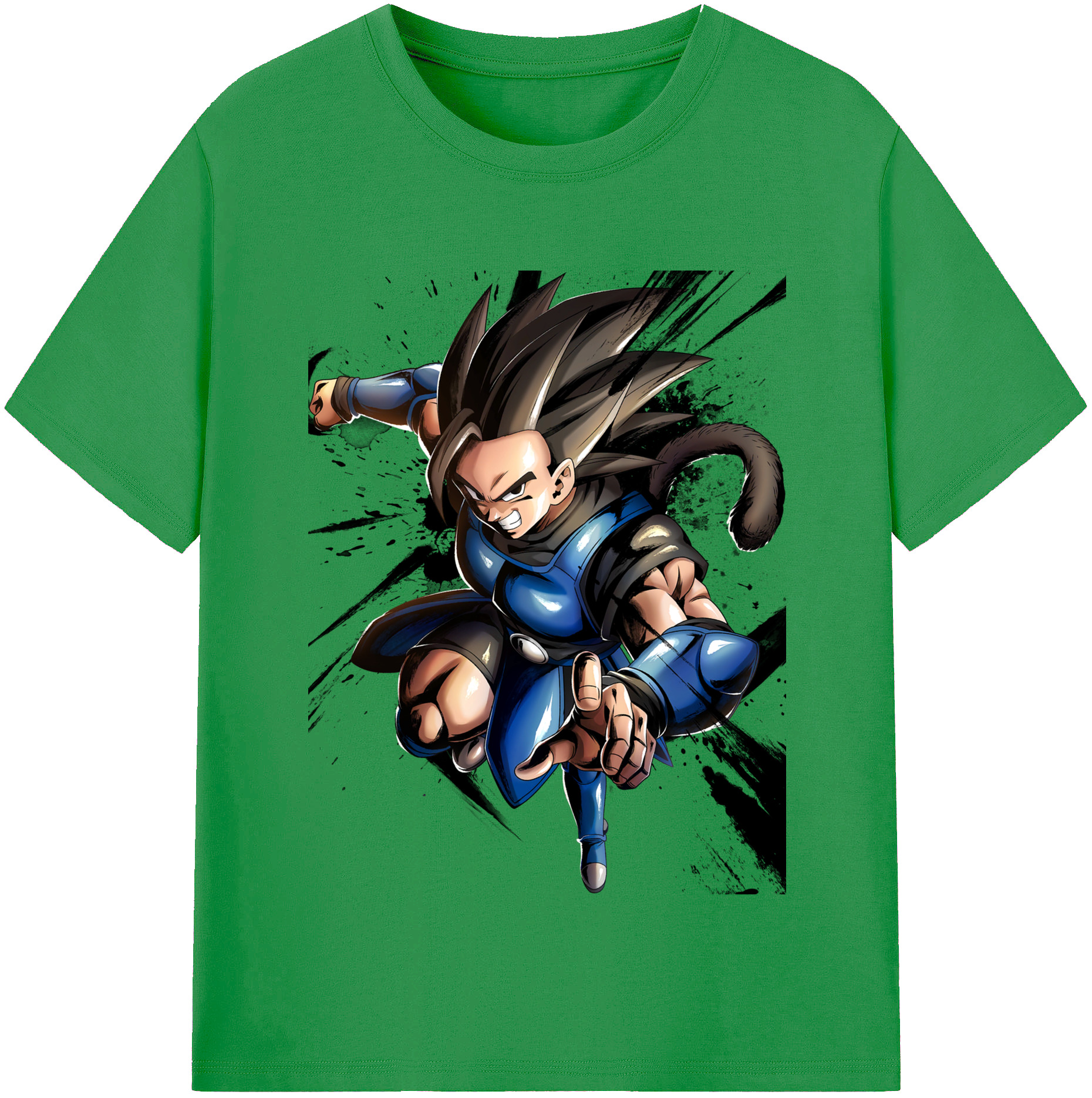 （画像用） ドラゴンボール ベジータ四世（Bejīta Yonsei）DRAGON BALL Vegeta IV レディースカジュアルプリントTシャツ（綿100％）