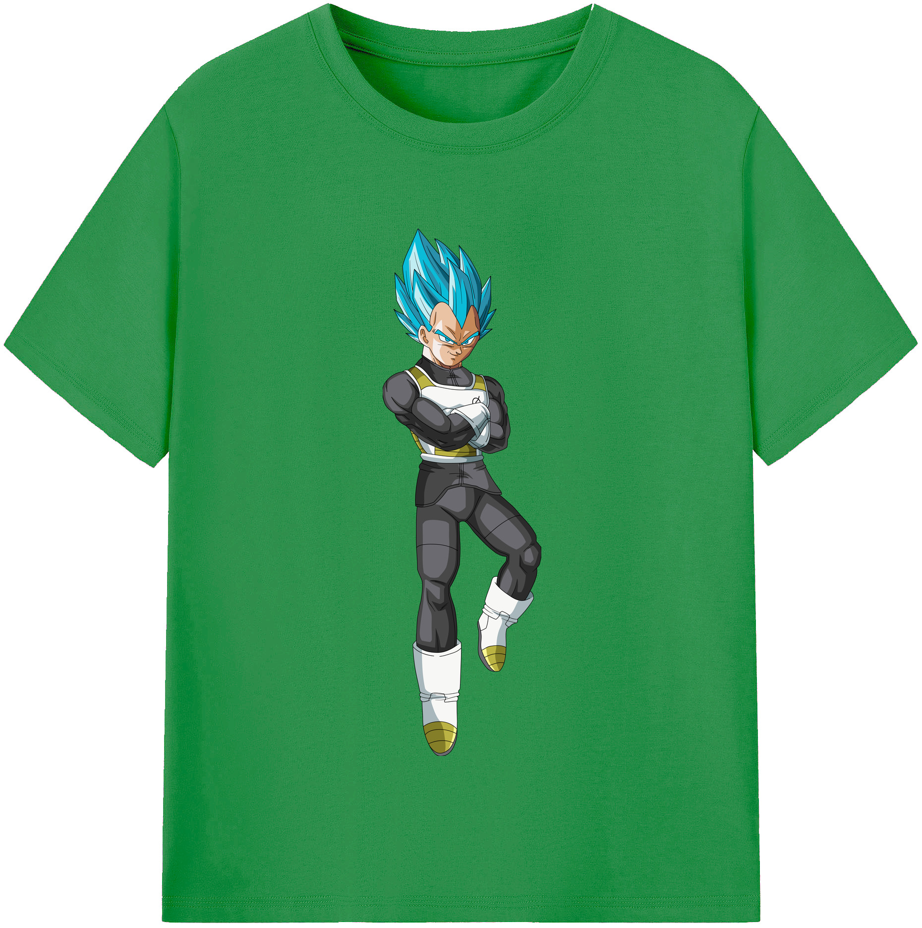 （画像用） ドラゴンボール ベジータ四世（Bejīta Yonsei）DRAGON BALL Vegeta IV レディースカジュアルプリントTシャツ（綿100％）