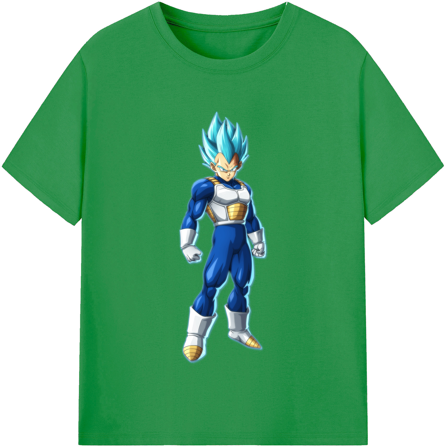 （画像用） ドラゴンボール ベジータ四世（Bejīta Yonsei）DRAGON BALL Vegeta IV レディースカジュアルプリントTシャツ（綿100％）