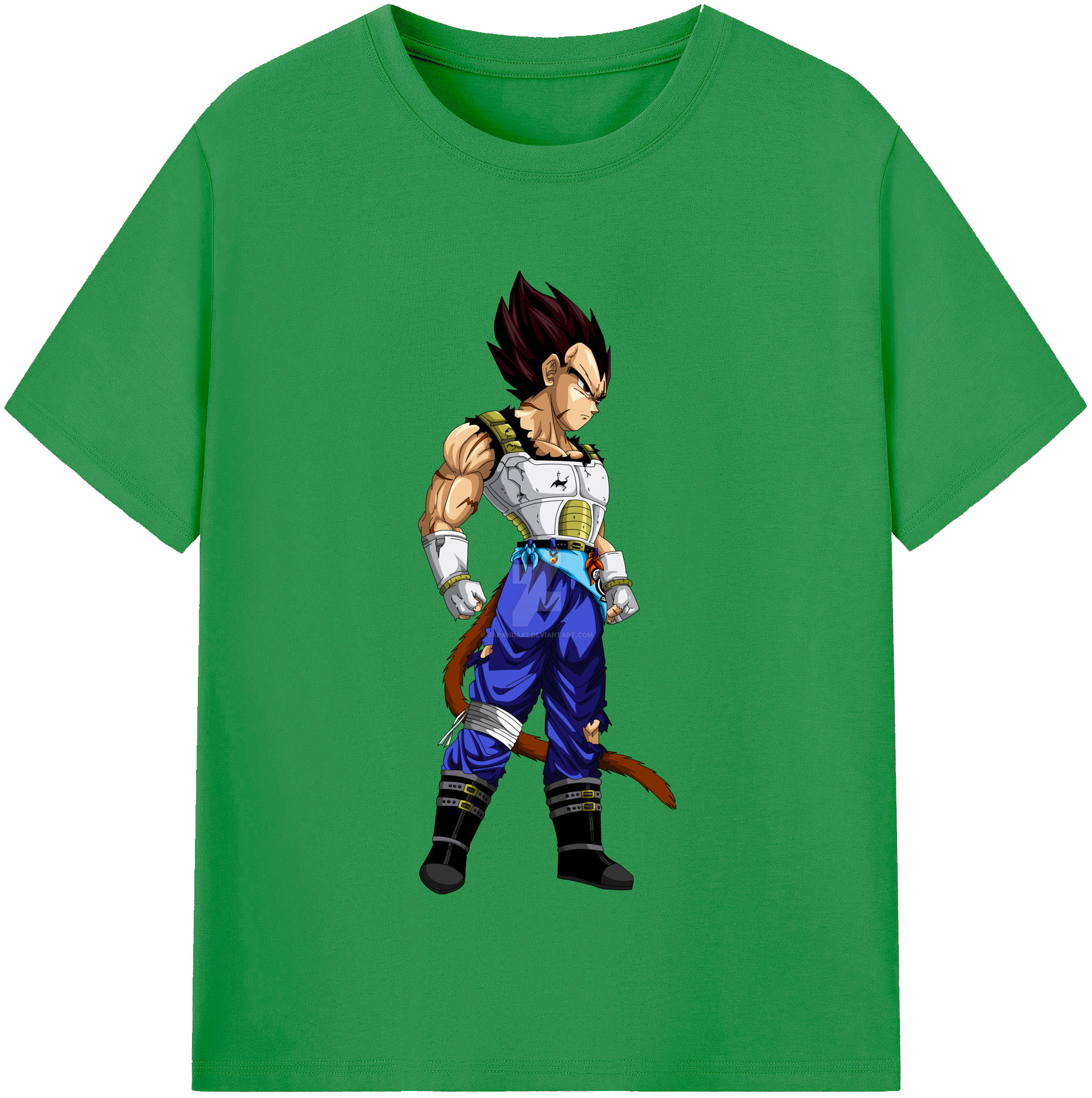 （画像用） ドラゴンボール ベジータ四世（Bejīta Yonsei）DRAGON BALL Vegeta IV レディースカジュアルプリントTシャツ（綿100％）