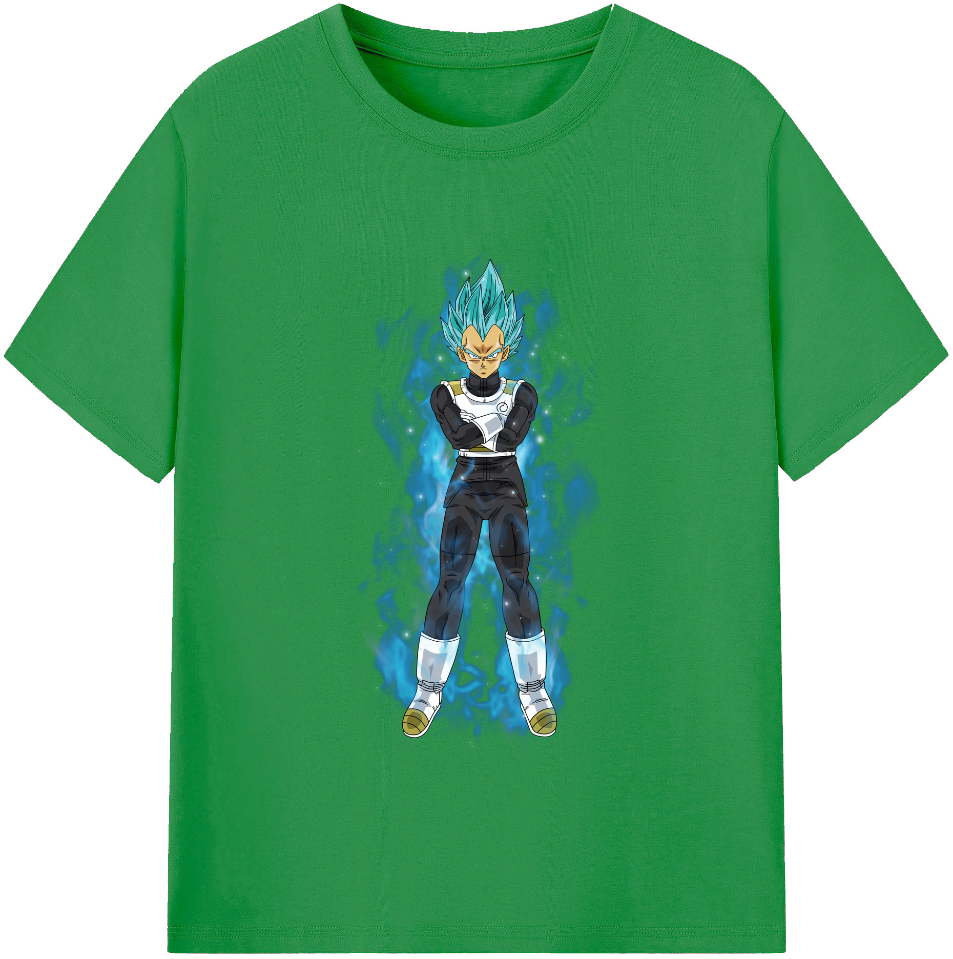 （画像用） ドラゴンボール ベジータ四世（Bejīta Yonsei）DRAGON BALL Vegeta IV レディースカジュアルプリントTシャツ（綿100％）