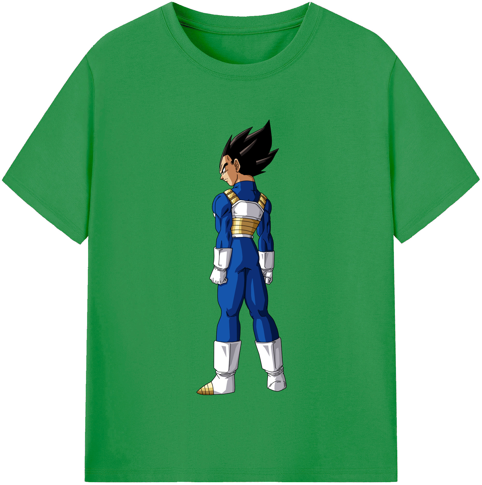（画像用） ドラゴンボール ベジータ四世（Bejīta Yonsei）DRAGON BALL Vegeta IV レディースカジュアルプリントTシャツ（綿100％）