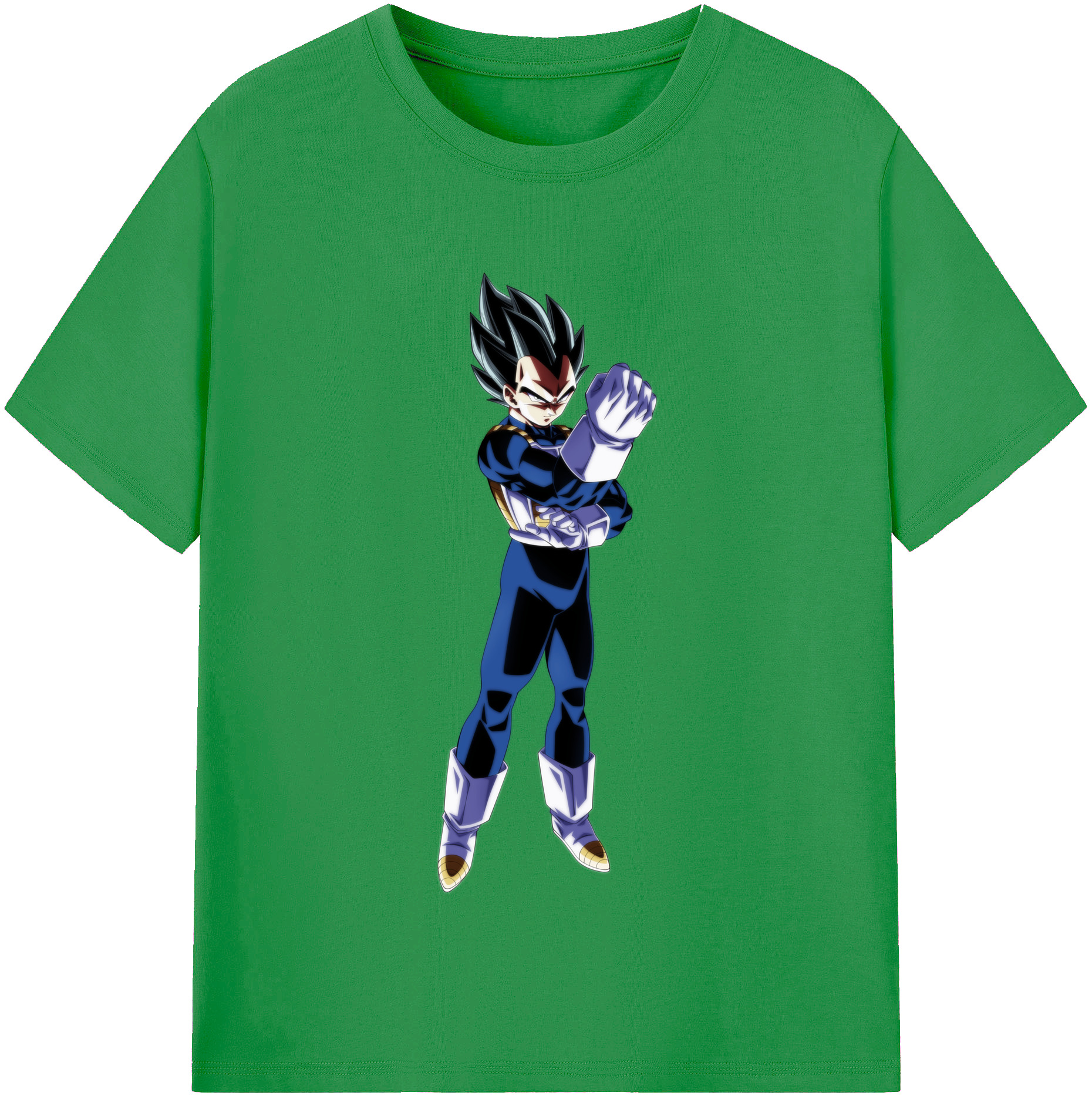 （画像用） ドラゴンボール ベジータ四世（Bejīta Yonsei）DRAGON BALL Vegeta IV レディースカジュアルプリントTシャツ（綿100％）