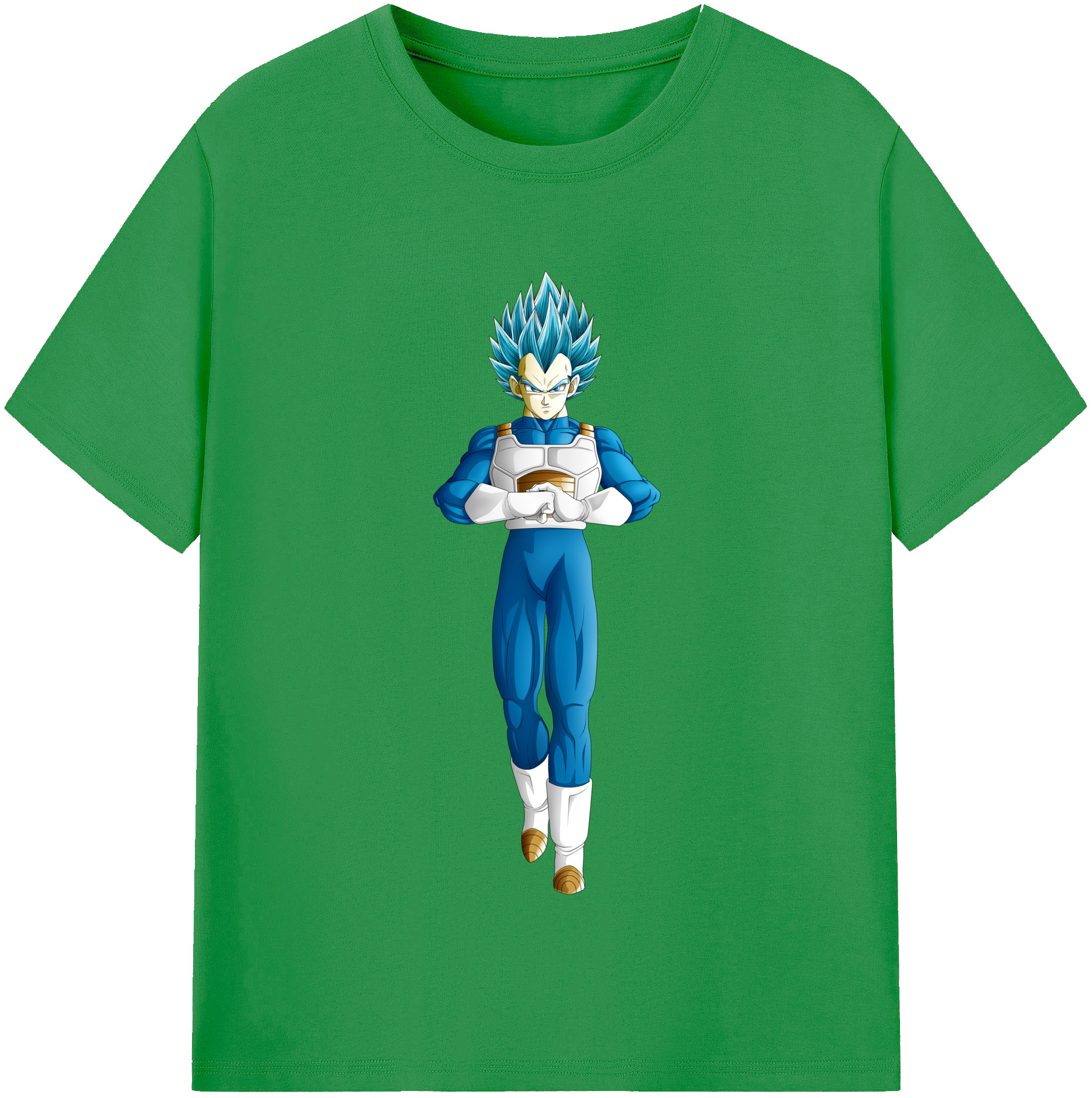 （画像用） ドラゴンボール ベジータ四世（Bejīta Yonsei）DRAGON BALL Vegeta IV レディースカジュアルプリントTシャツ（綿100％）