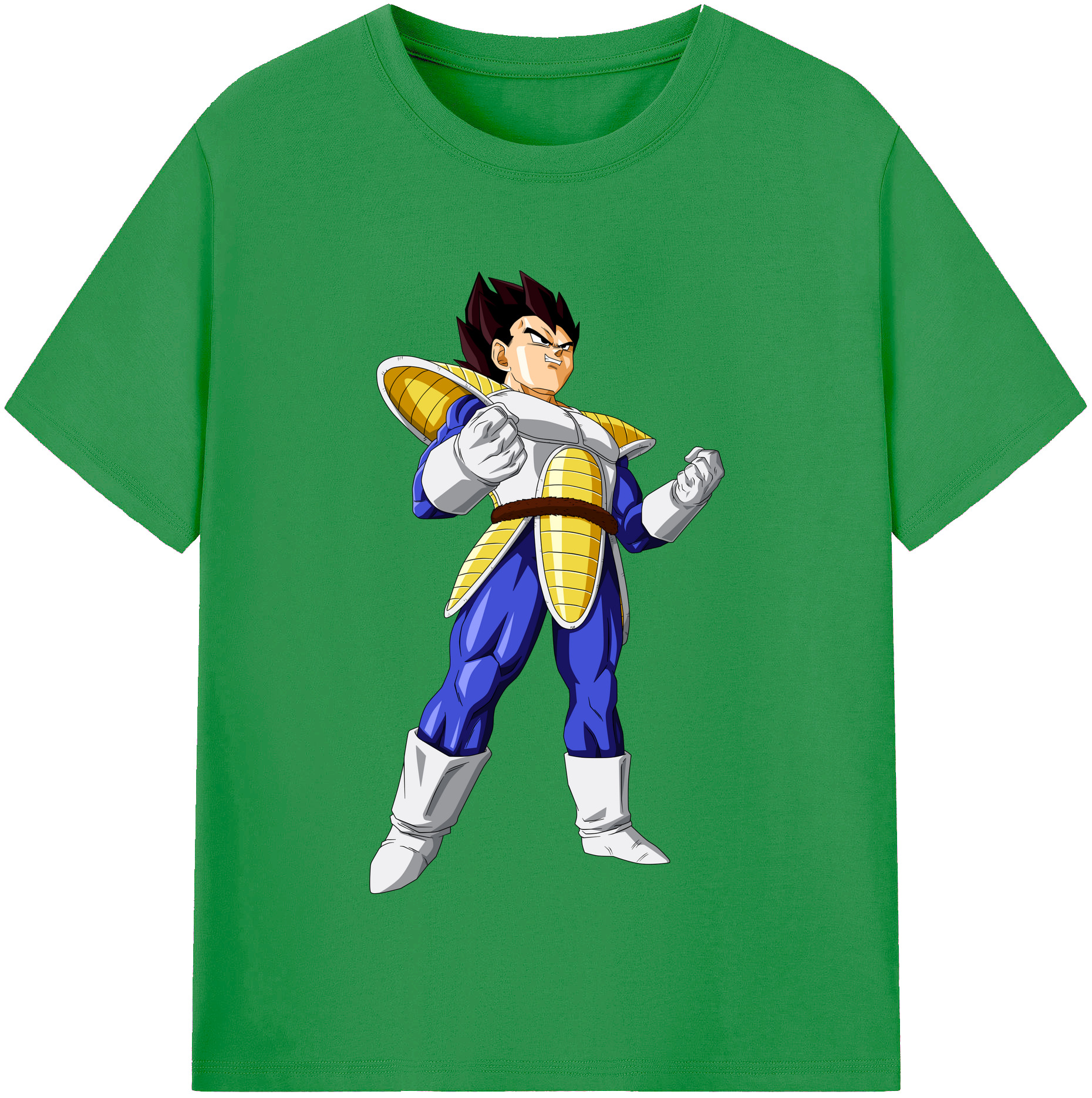 （画像用） ドラゴンボール ベジータ四世（Bejīta Yonsei）DRAGON BALL Vegeta IV レディースカジュアルプリントTシャツ（綿100％）
