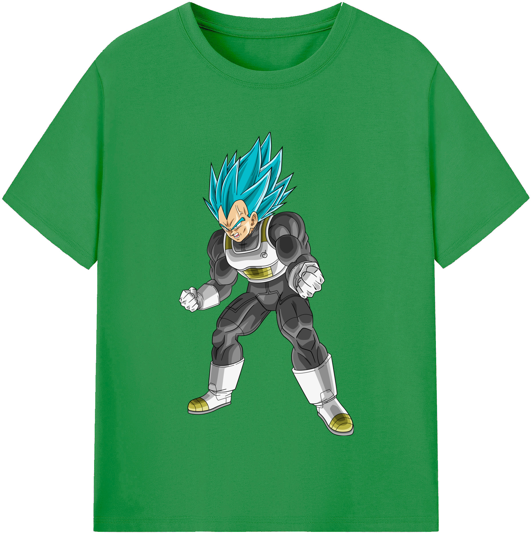 （画像用） ドラゴンボール ベジータ四世（Bejīta Yonsei）DRAGON BALL Vegeta IV レディースカジュアルプリントTシャツ（綿100％）