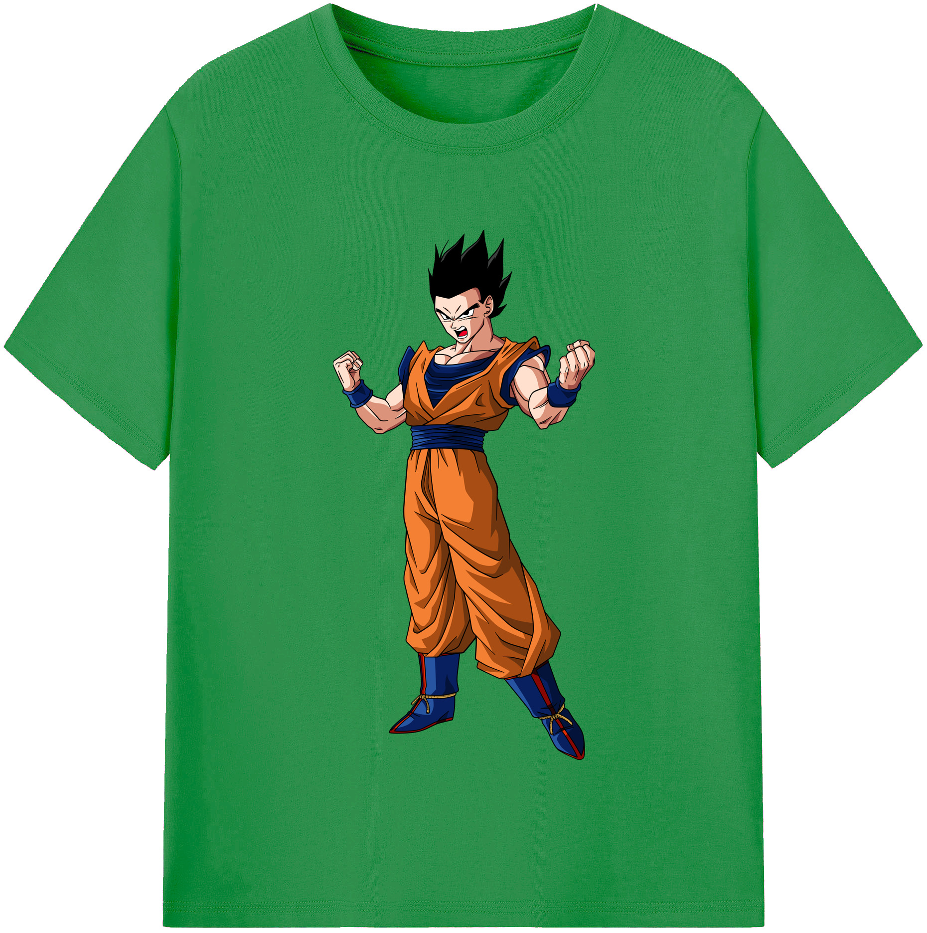 （画像用） ドラゴンボール 孫 悟飯（そんごはん）DRAGON BALL Son Gohan レディースカジュアルプリントTシャツ（綿100％）
